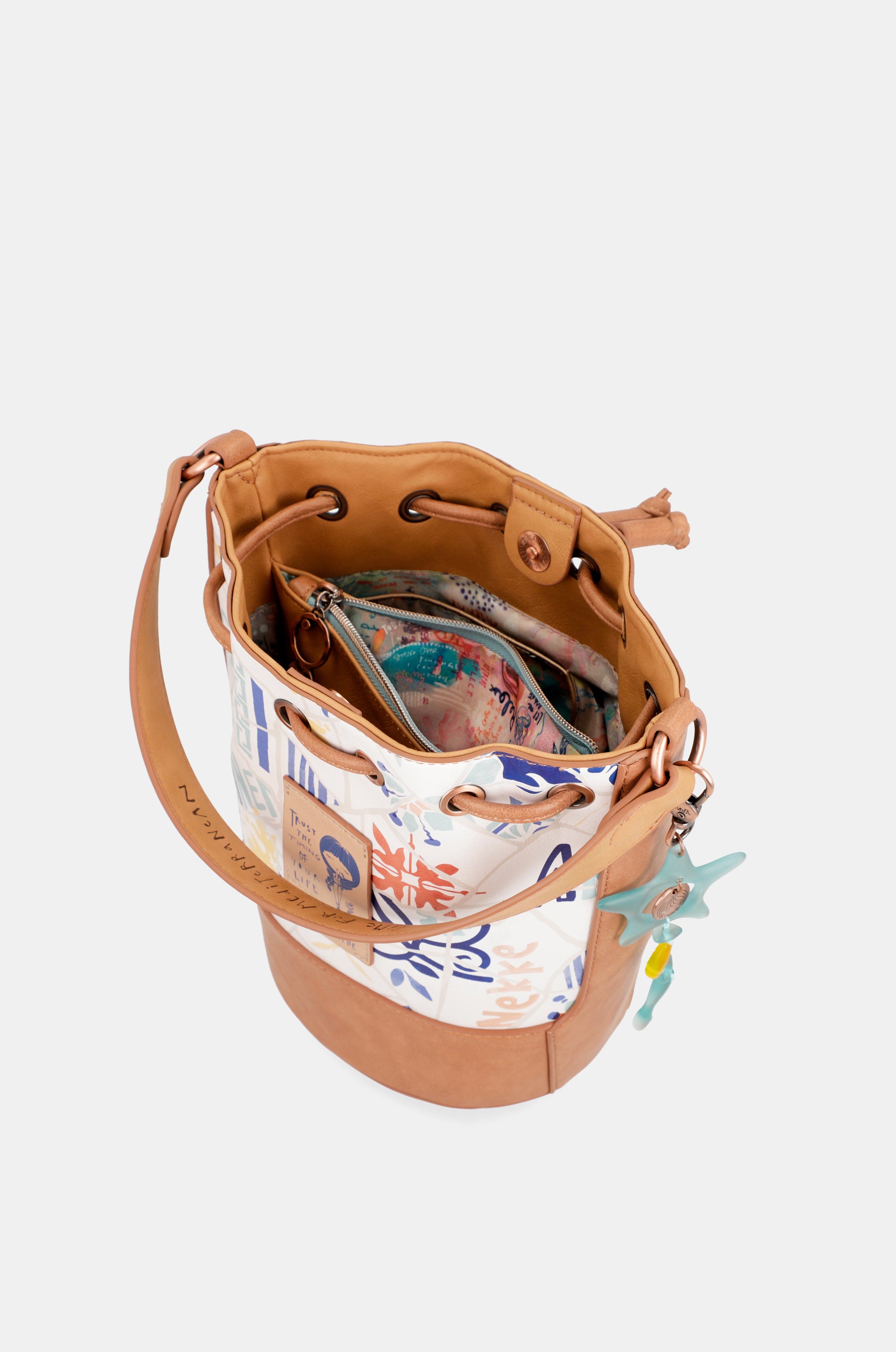 Sac à bandoulière à triple compartiment