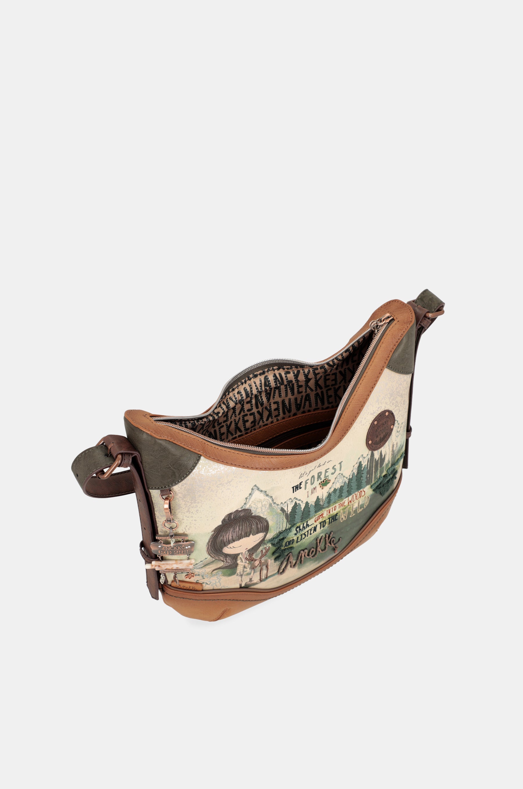 Le sac à bandoulière ovale forestier anekke