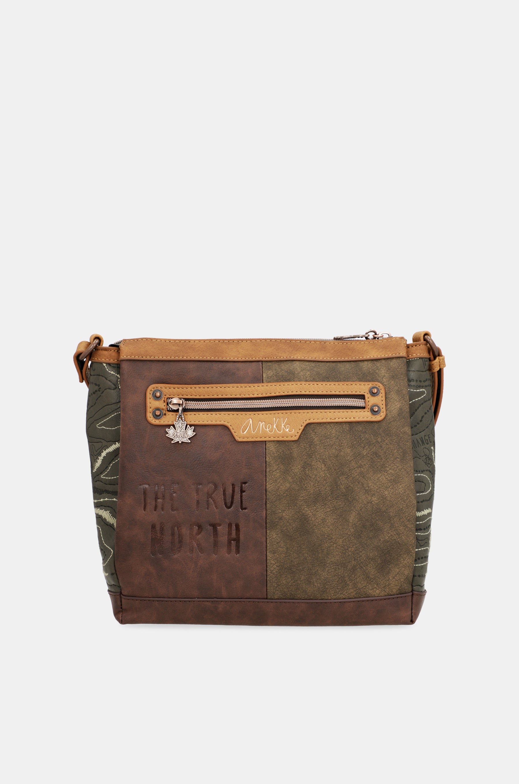 Le sac à bandoulière imprimé forêt