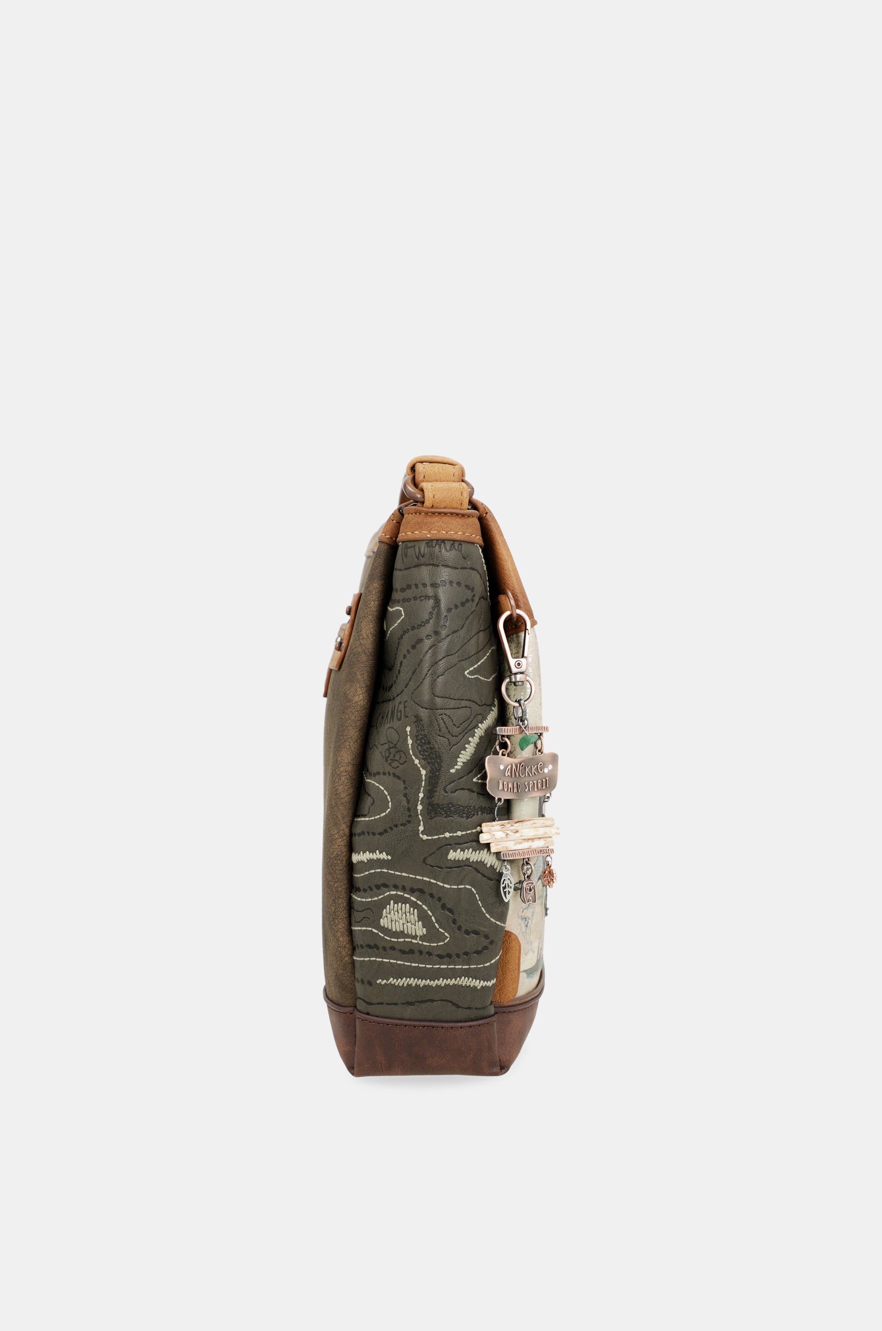 Le sac à bandoulière imprimé forêt