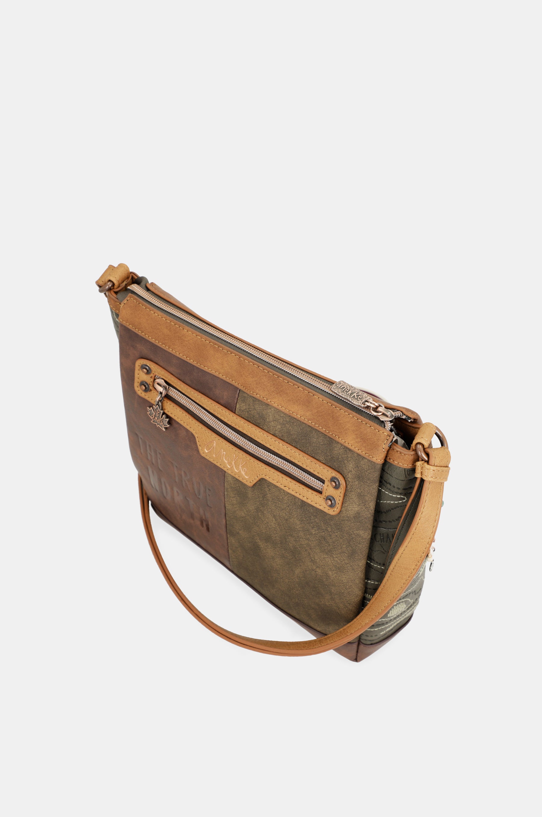 Le sac à bandoulière imprimé forêt