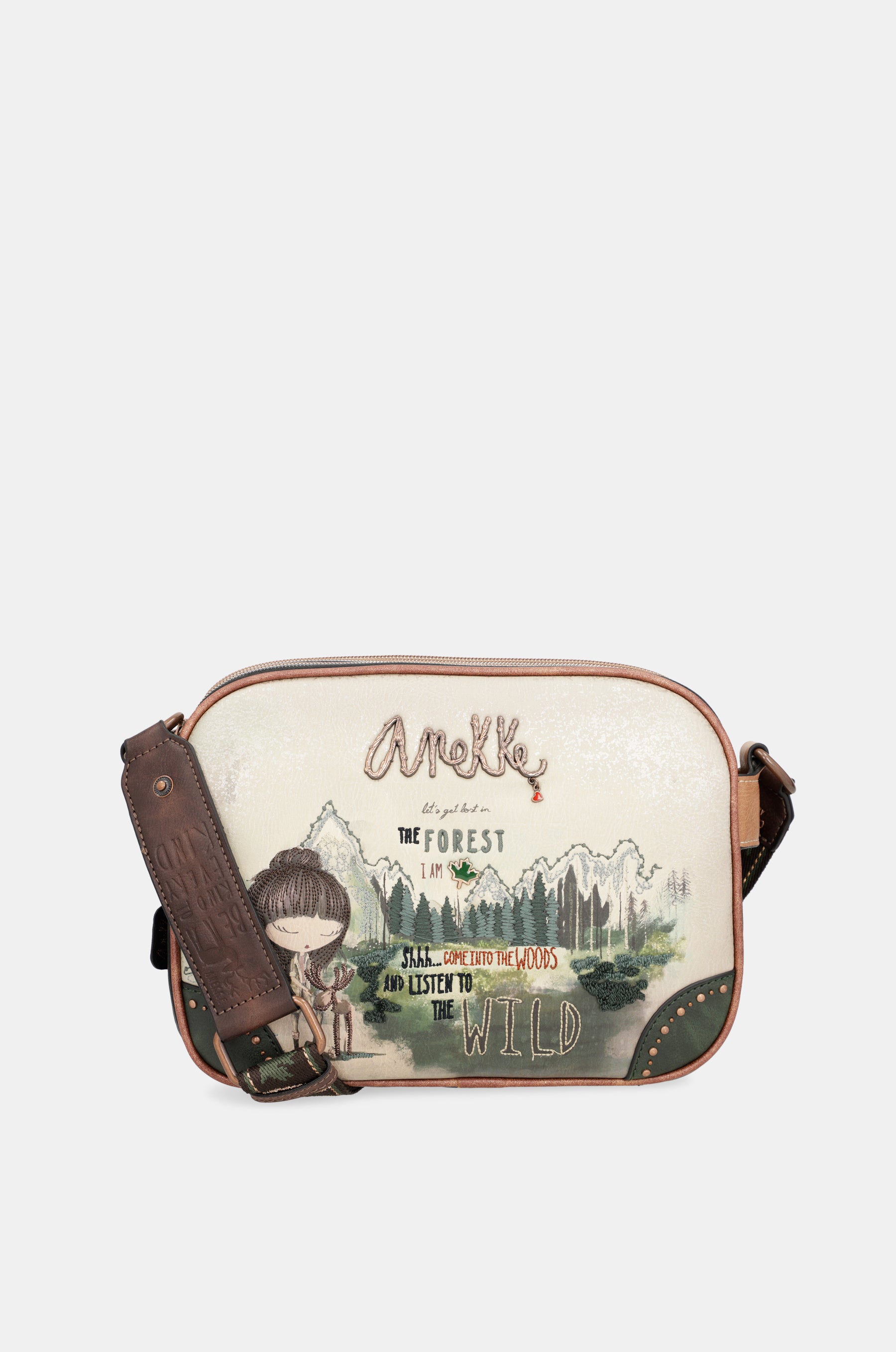 Le sac messager de la forêt à triple compartiment