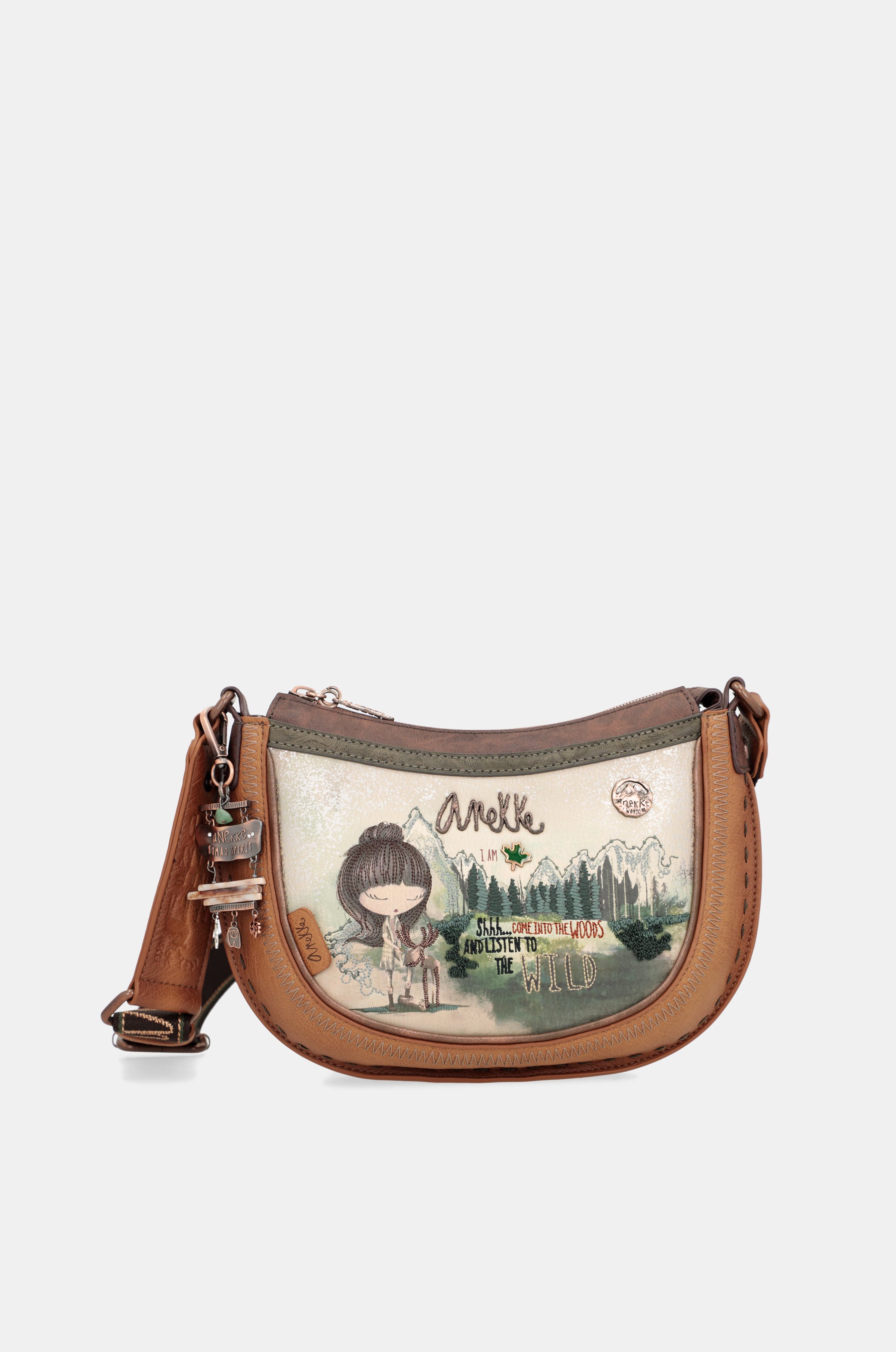 Le sac d'épaule ovale de la forêt