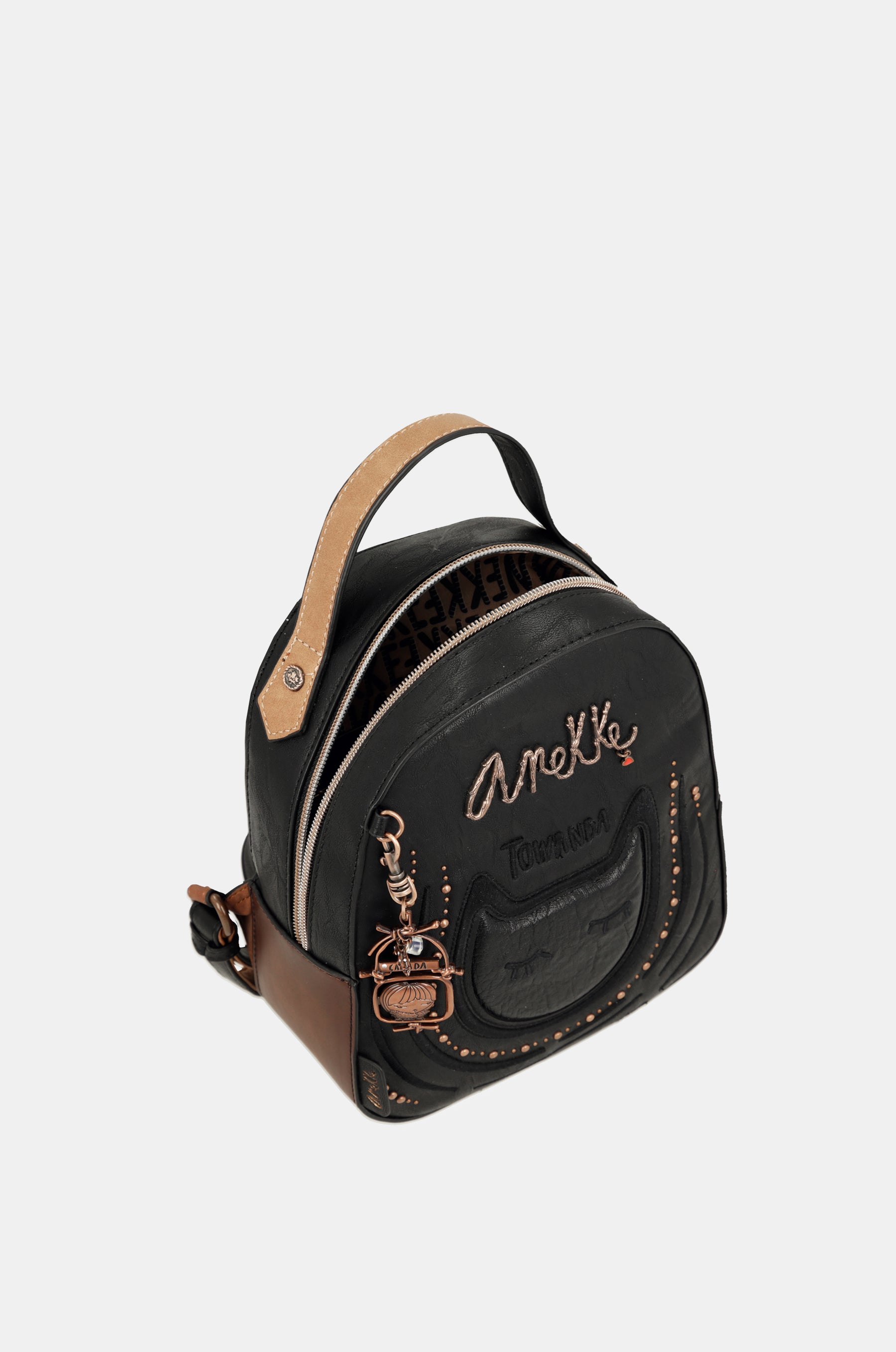 Sac à dos noir sauvage