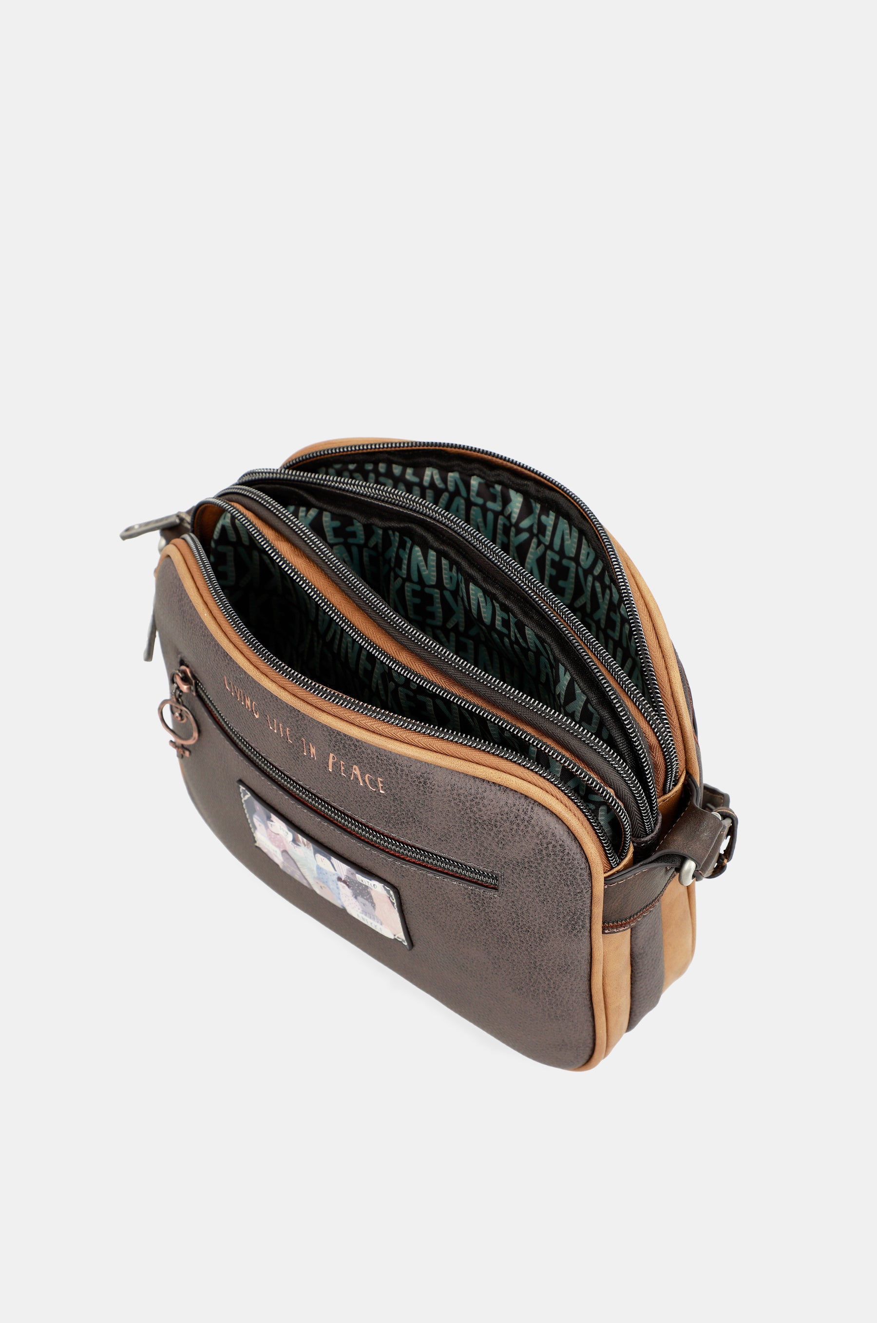 Voix du sac à bandoulière à triple compartiment