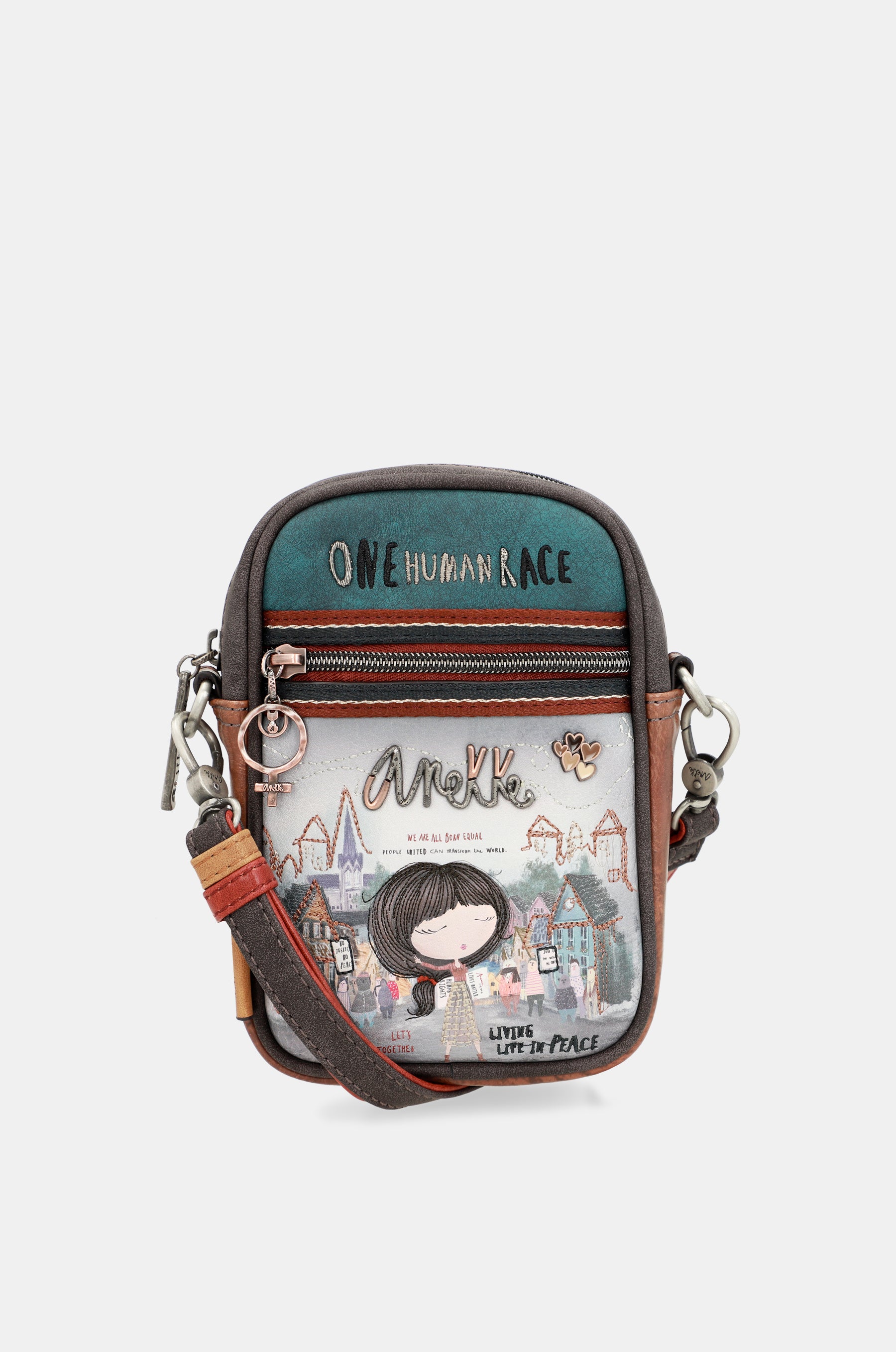 Mini sac à bandoulière avec voix de poche avant