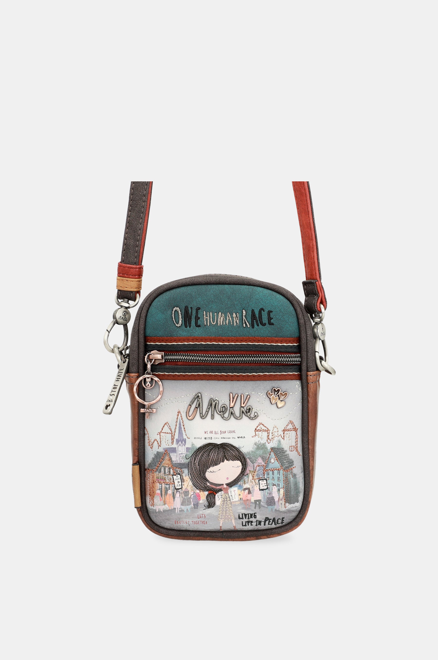 Mini sac à bandoulière avec voix de poche avant