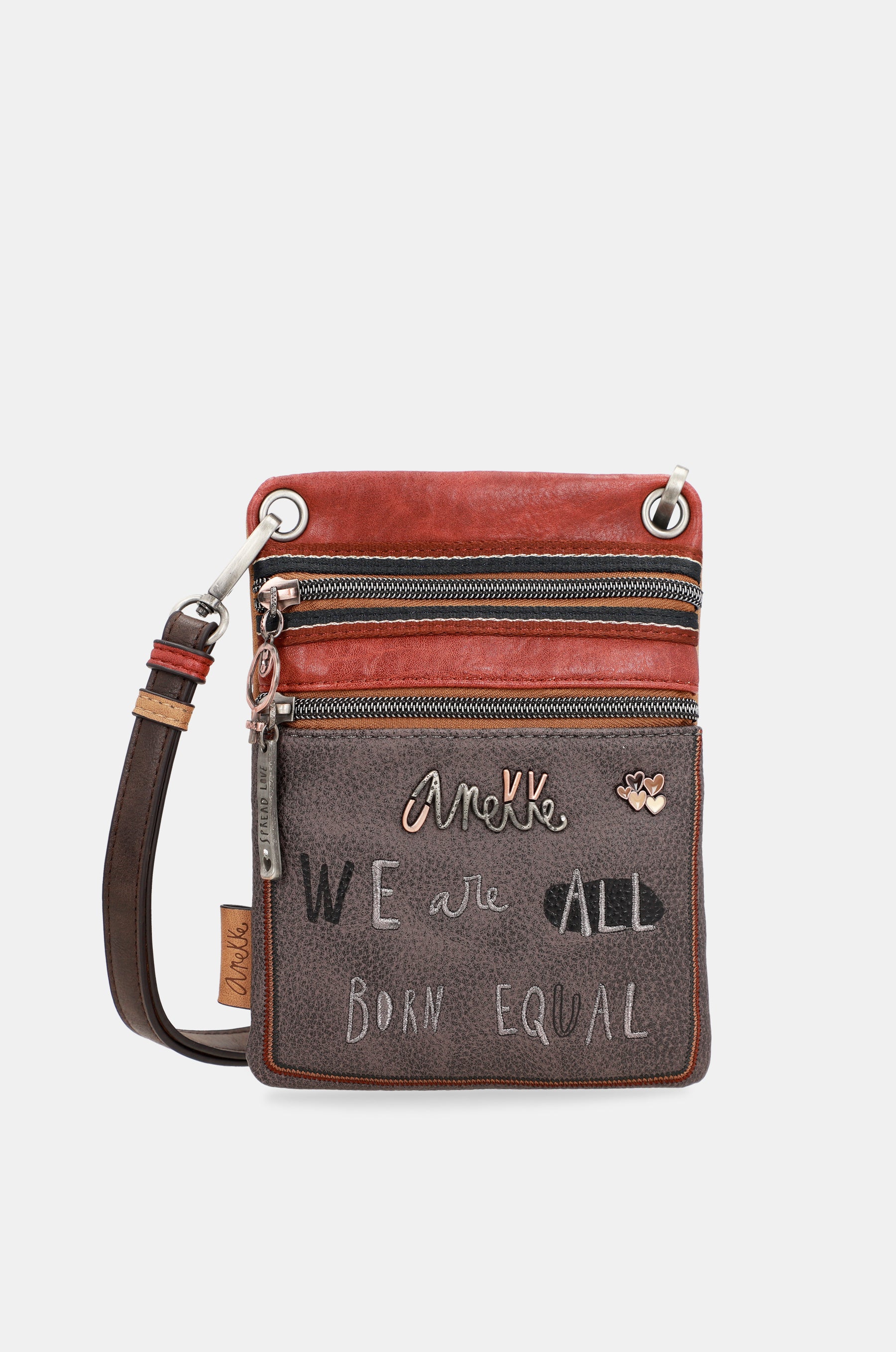 Respectez le mini sac d'épaule à double compartiment