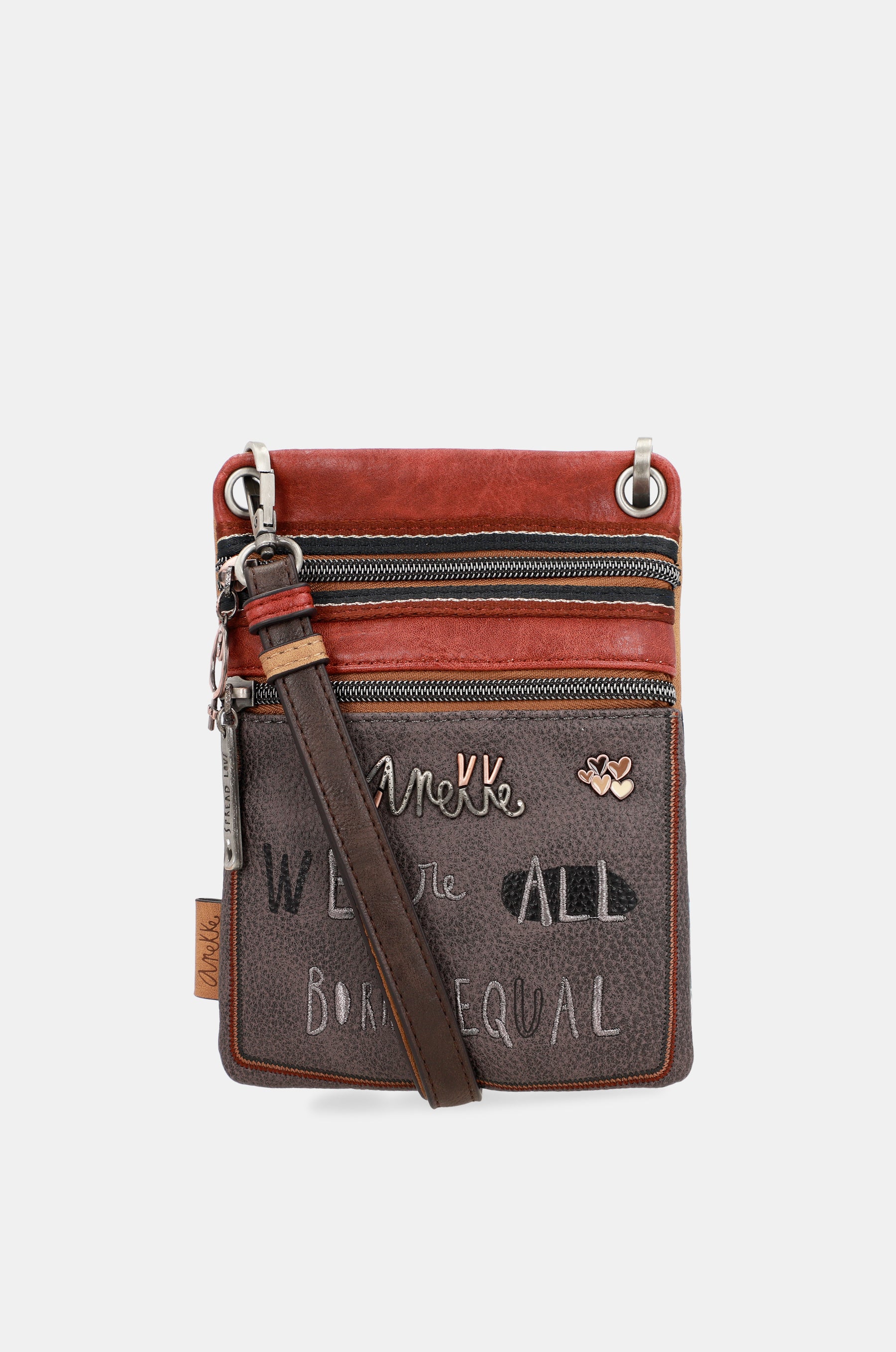 Respectez le mini sac d'épaule à double compartiment