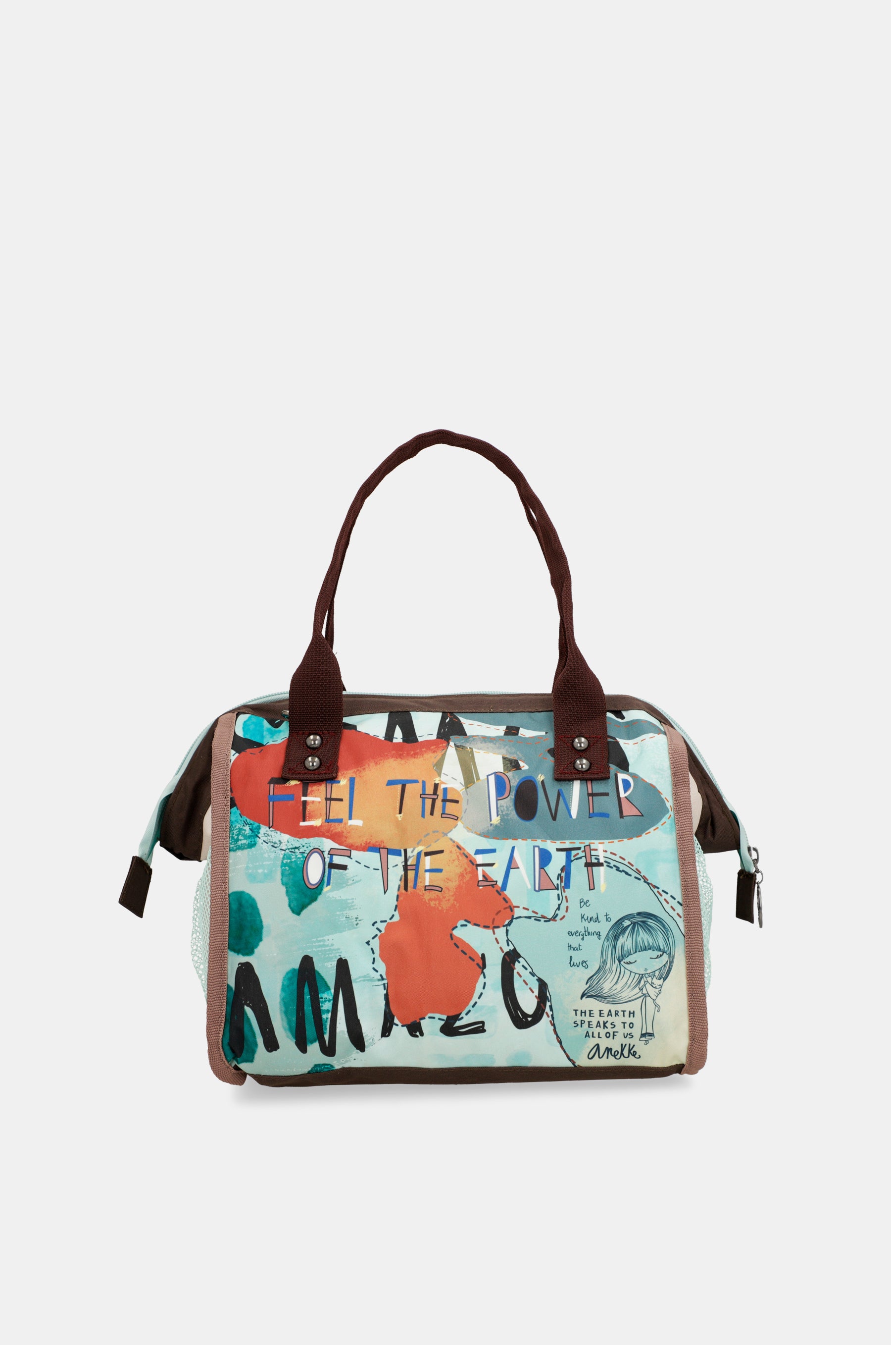 Sac de porte-aliments en kene avec bandoulière