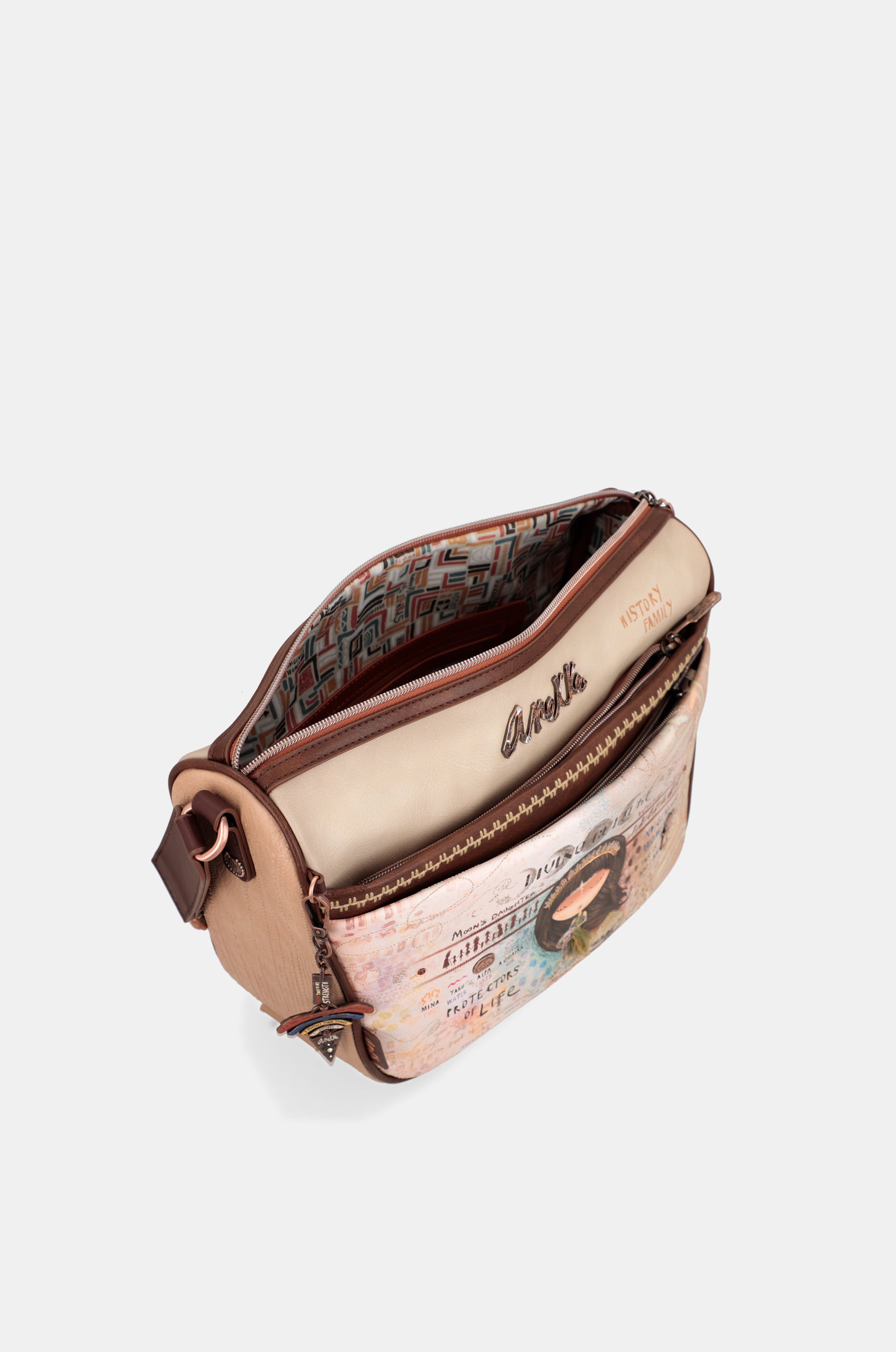 Menire grand sac à bandoulière avec des poches