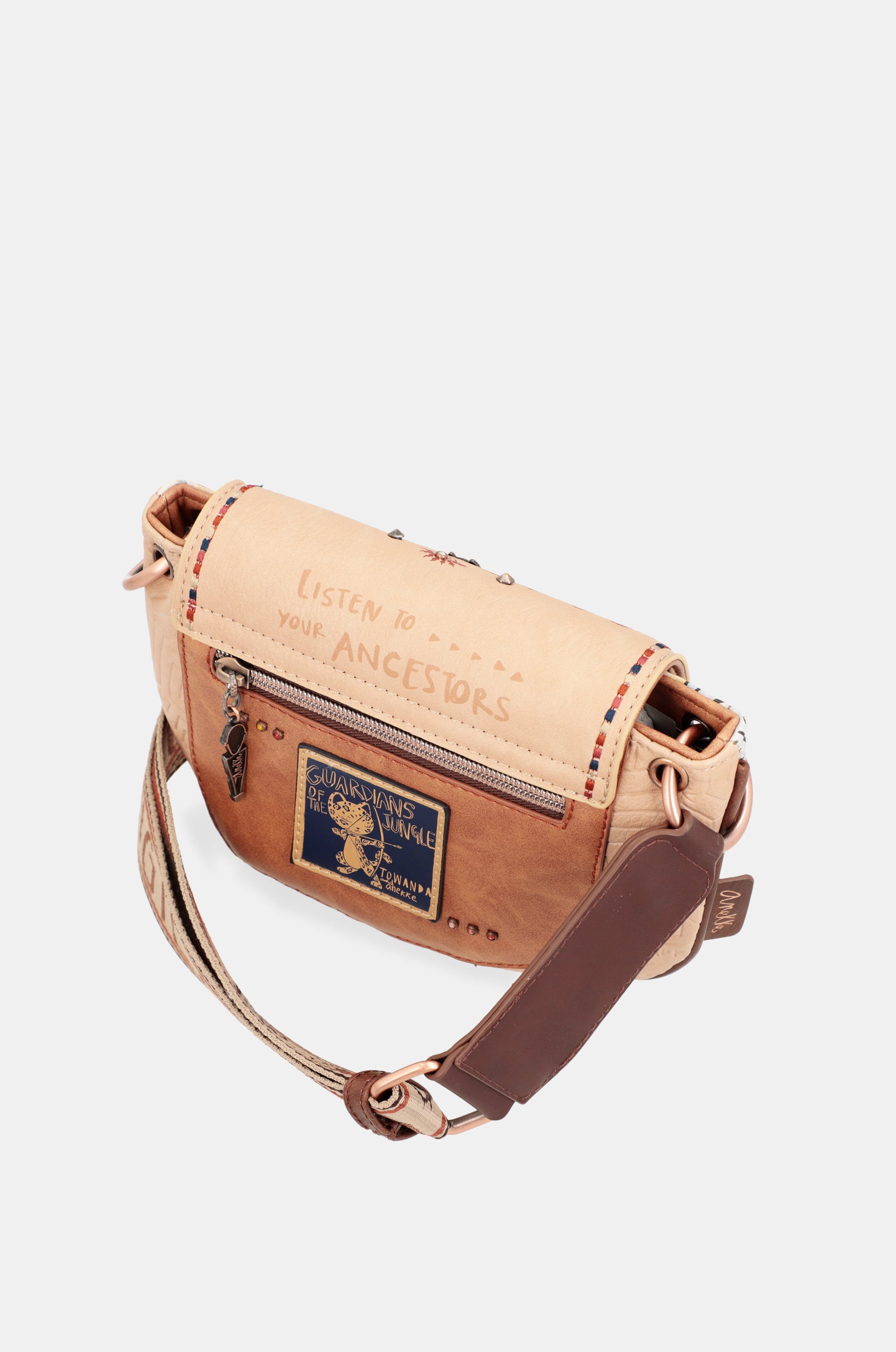 Bag de crossbody imprimé ethnique de la tribu