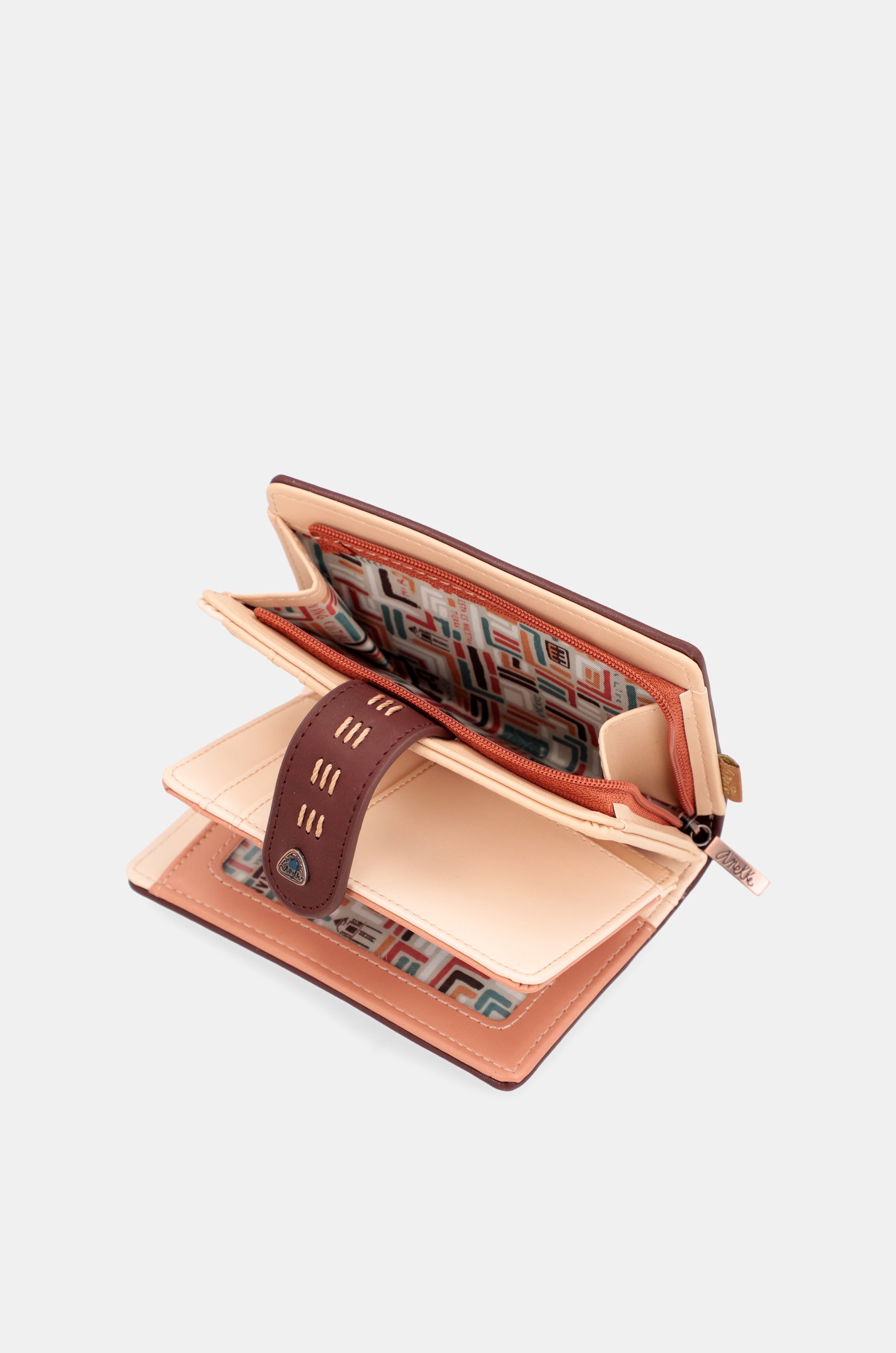 Tribe Medium Ethnic Print RFID Portefeuille
