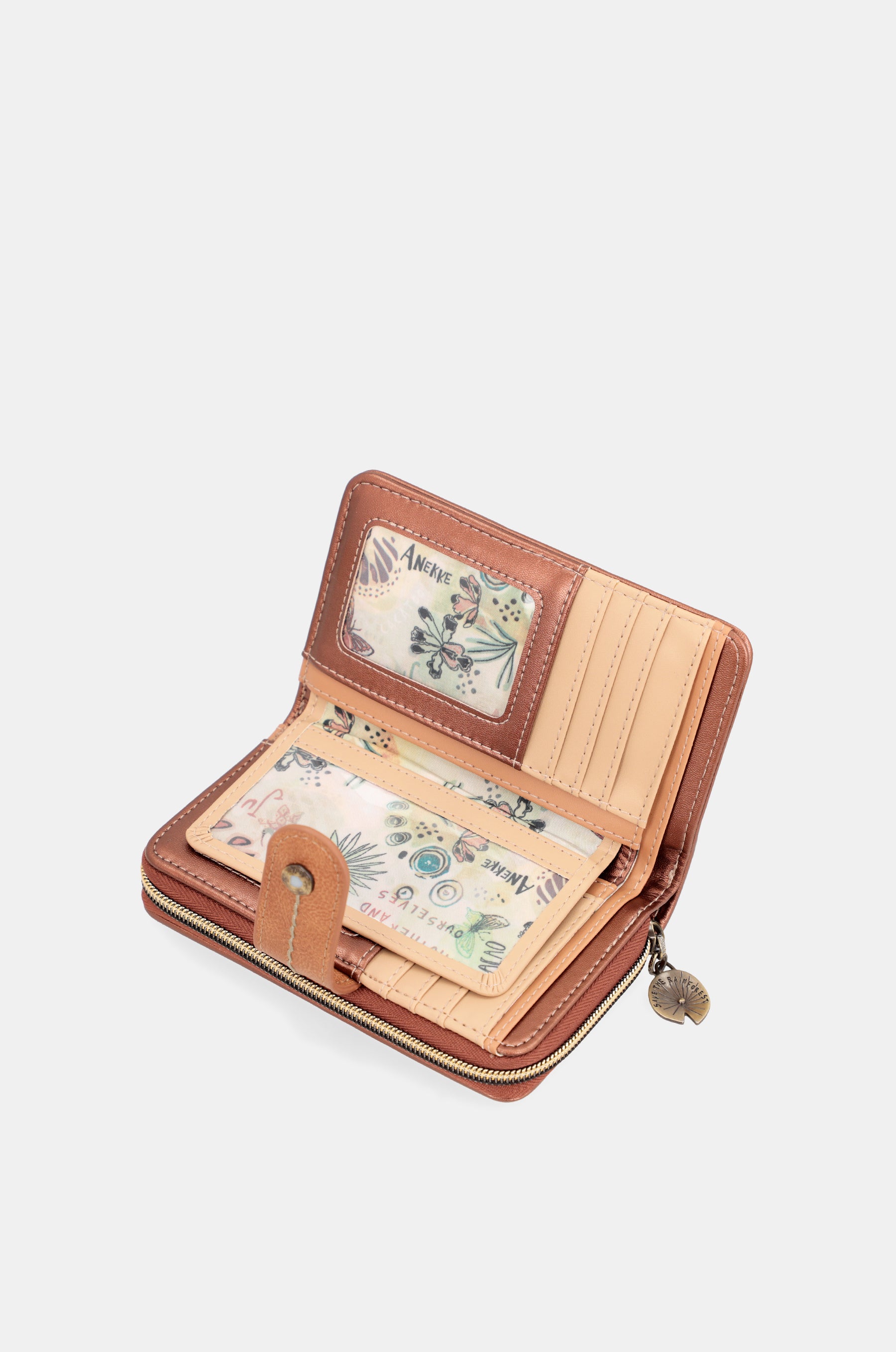 Portefeuille RFID moyen papillon