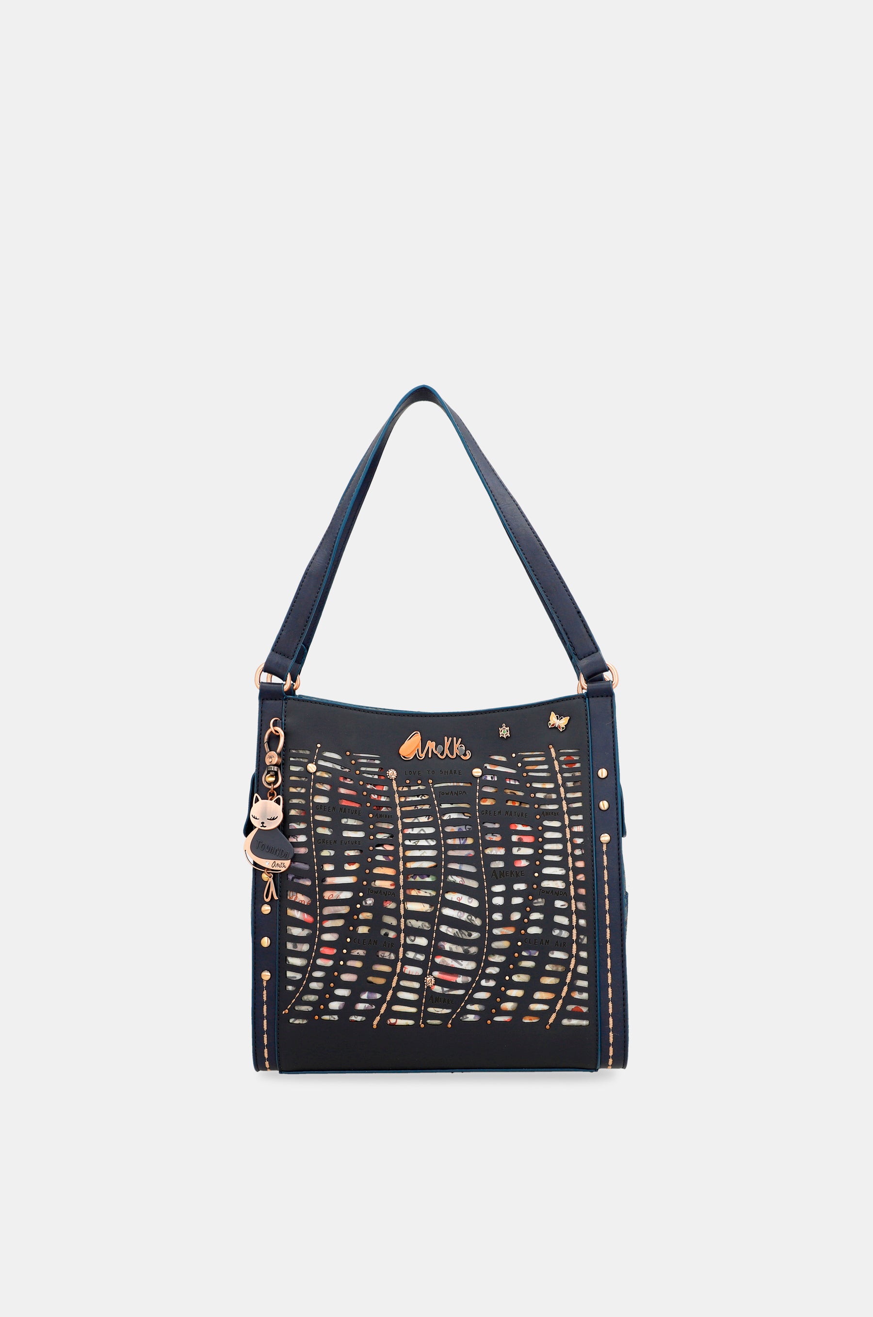 Nature Pachamama Navy Blue Crossbody Bag