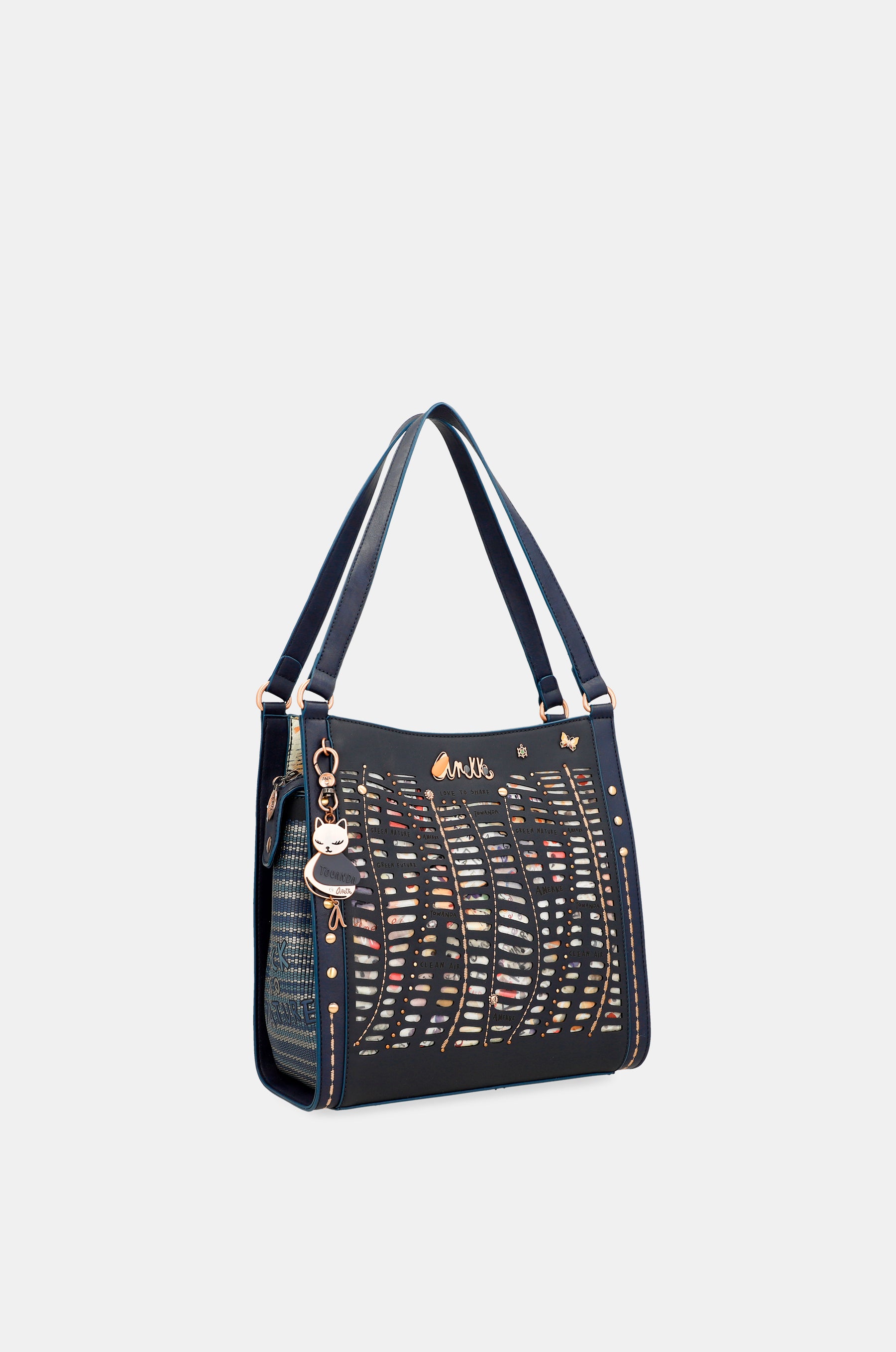Nature Pachamama Navy Blue Crossbody Bag