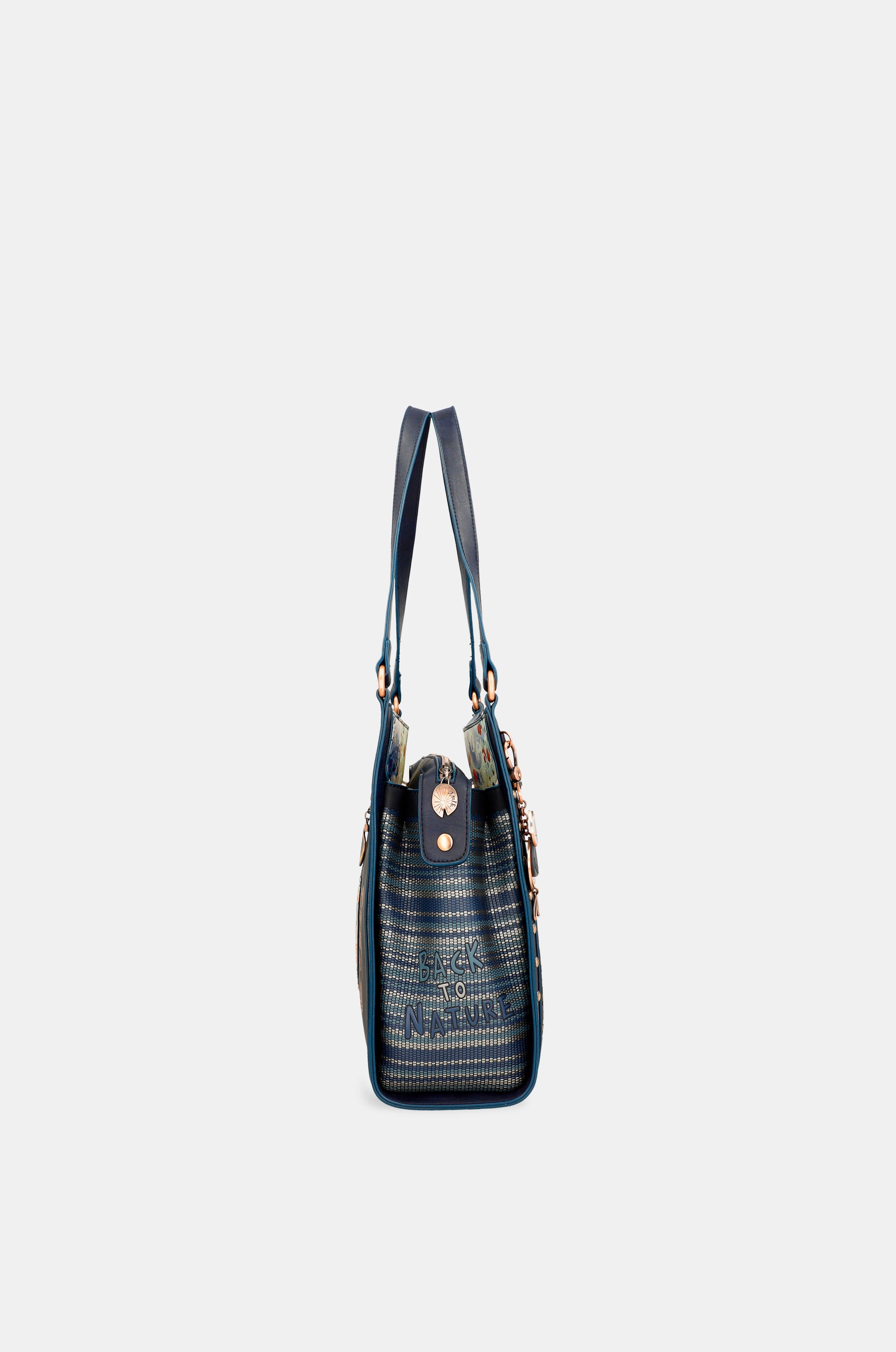 Nature Pachamama Navy Blue Crossbody Bag