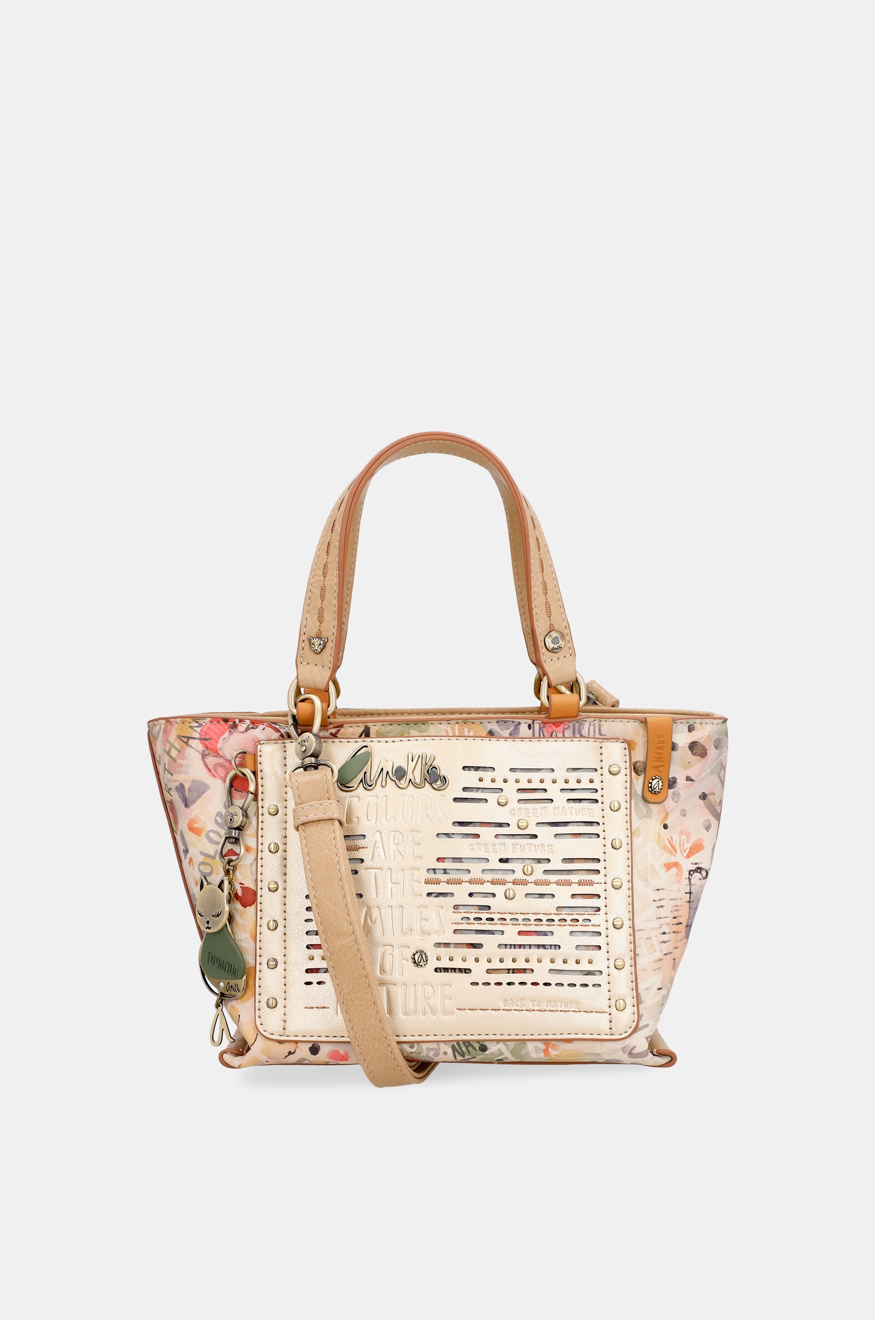 Nature Pachamama Golden Tote Sac