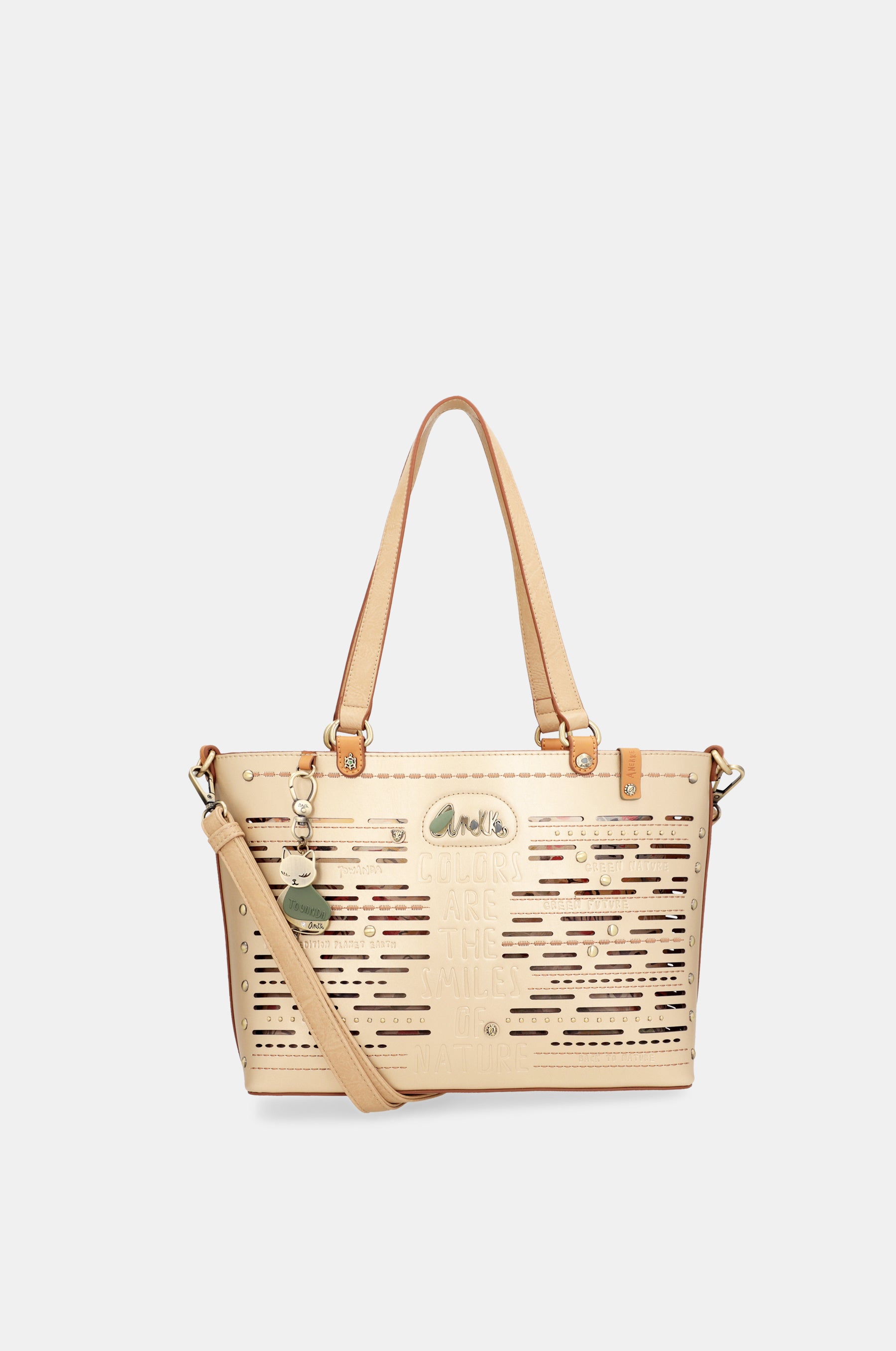 Nature Pachamama grand sac fourre-tout doré