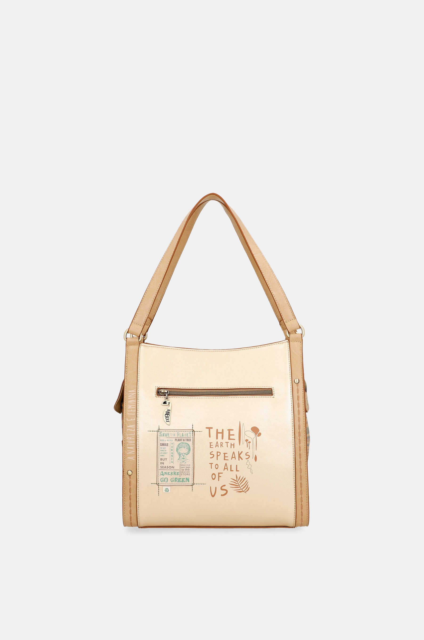 Nature Pachamama Golden Crossbody Bag Anekke