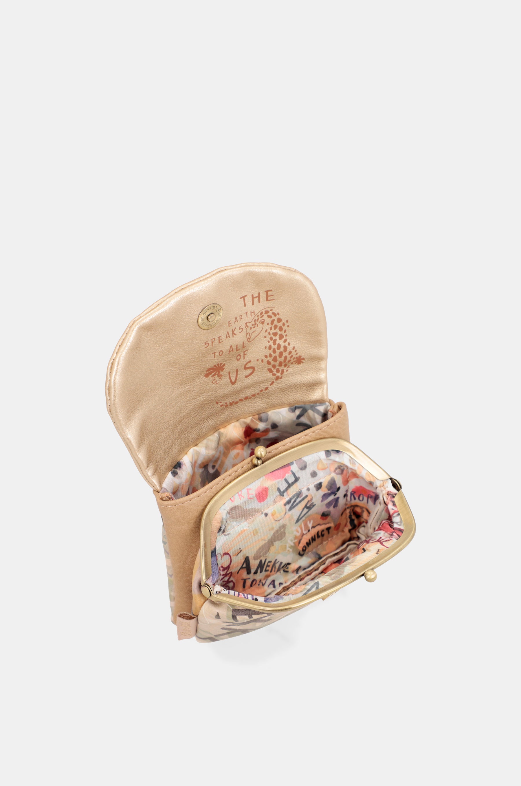 Nature Pachamama Gold Flap portefeuille