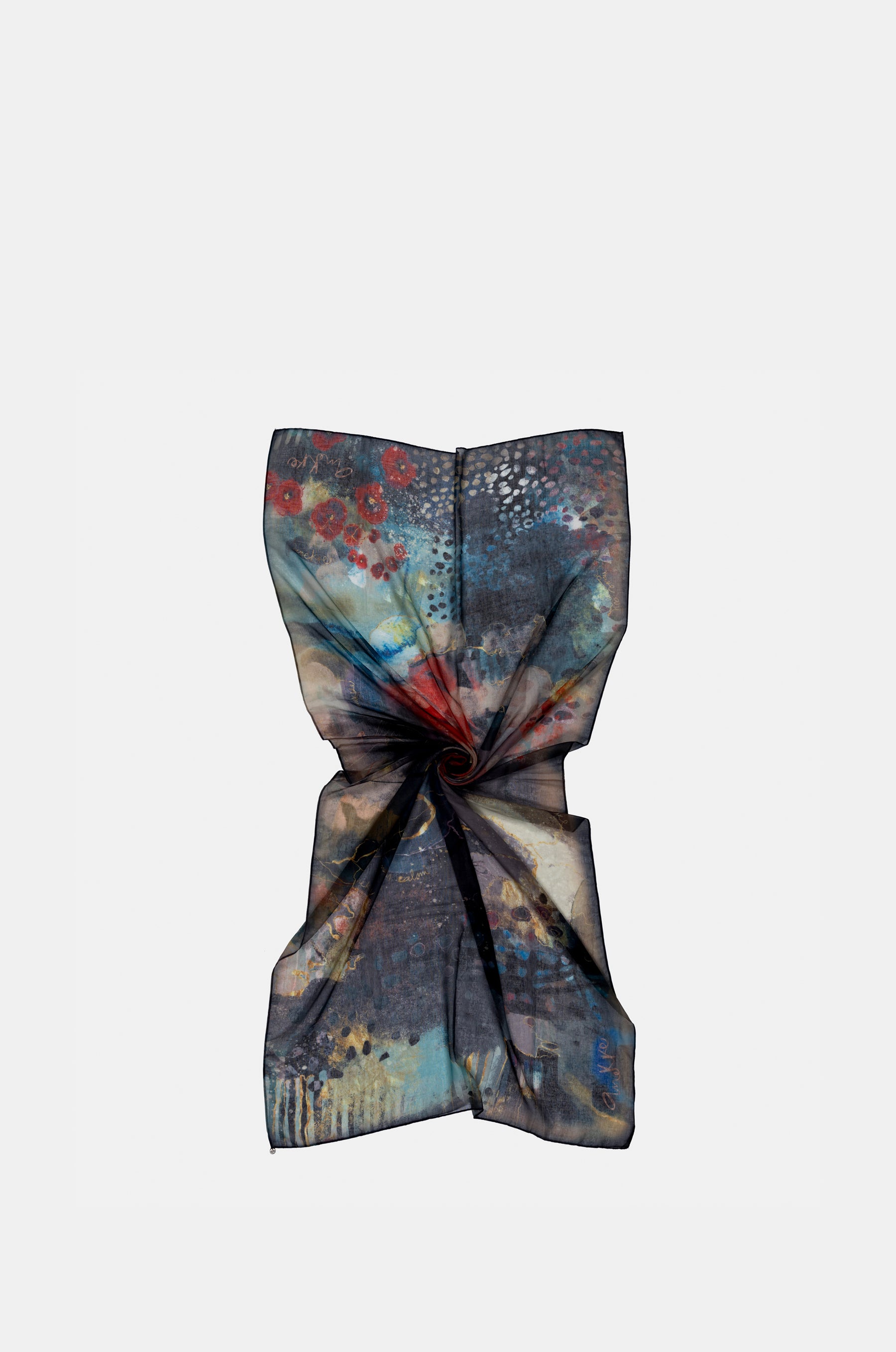 Foulard rougeâtre Palette