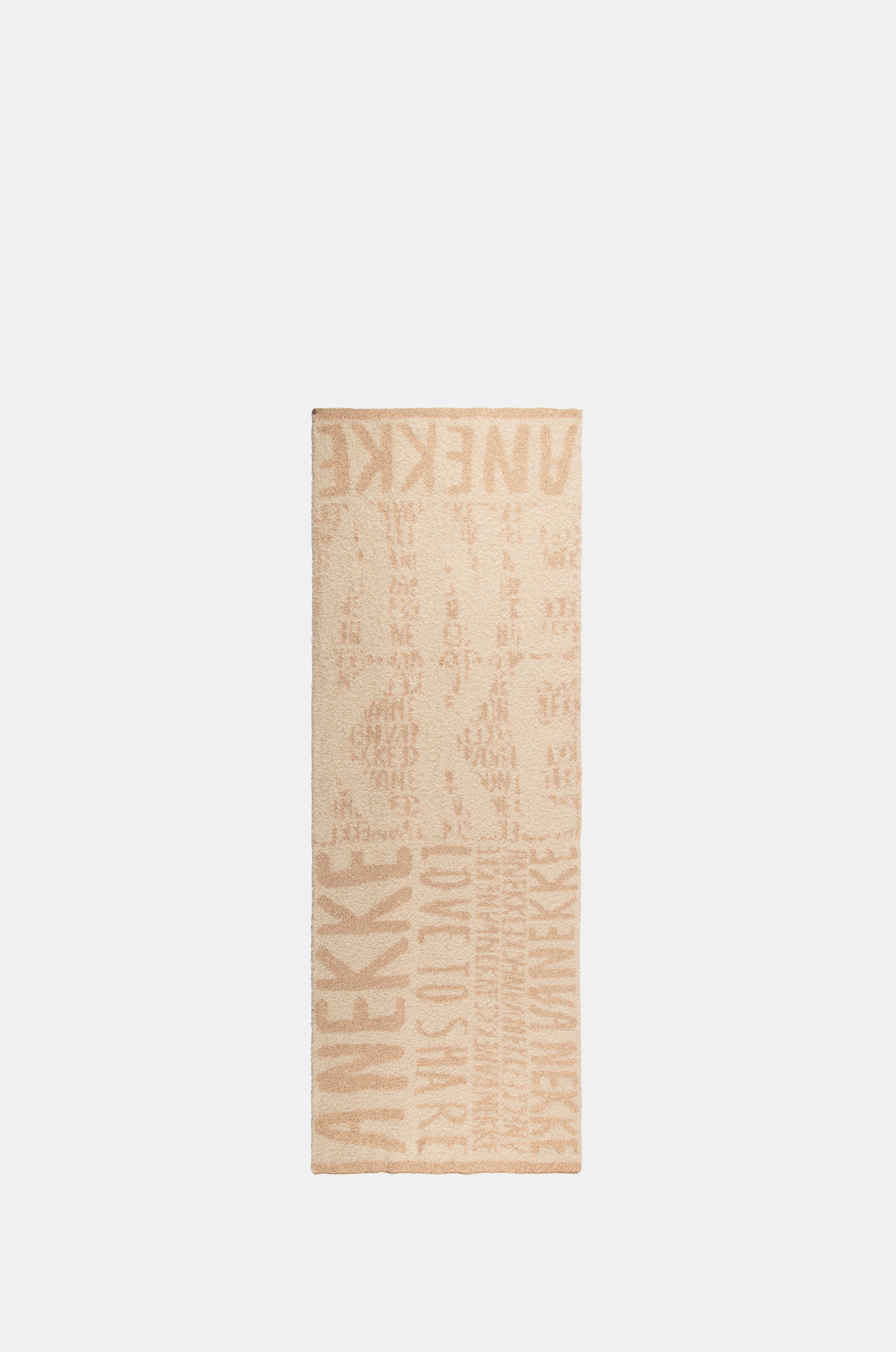 Écharpe logomania beige