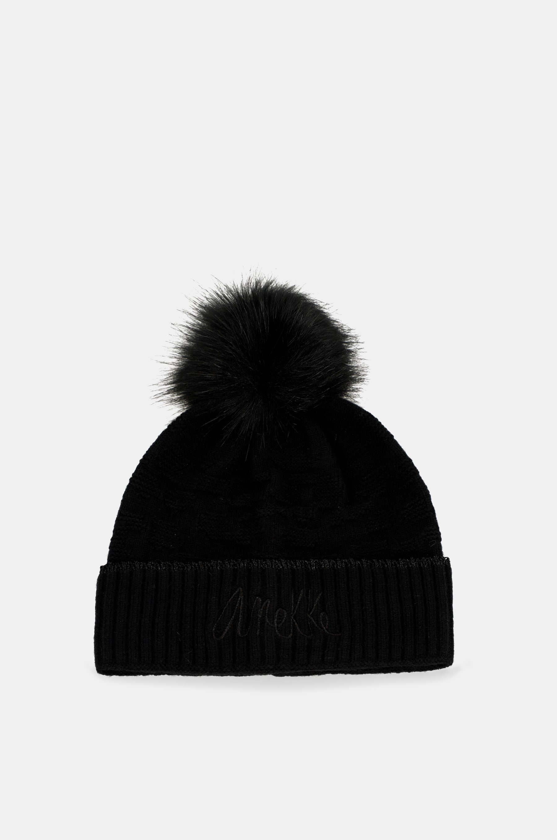 Chapeau Shodō en tricot noir
