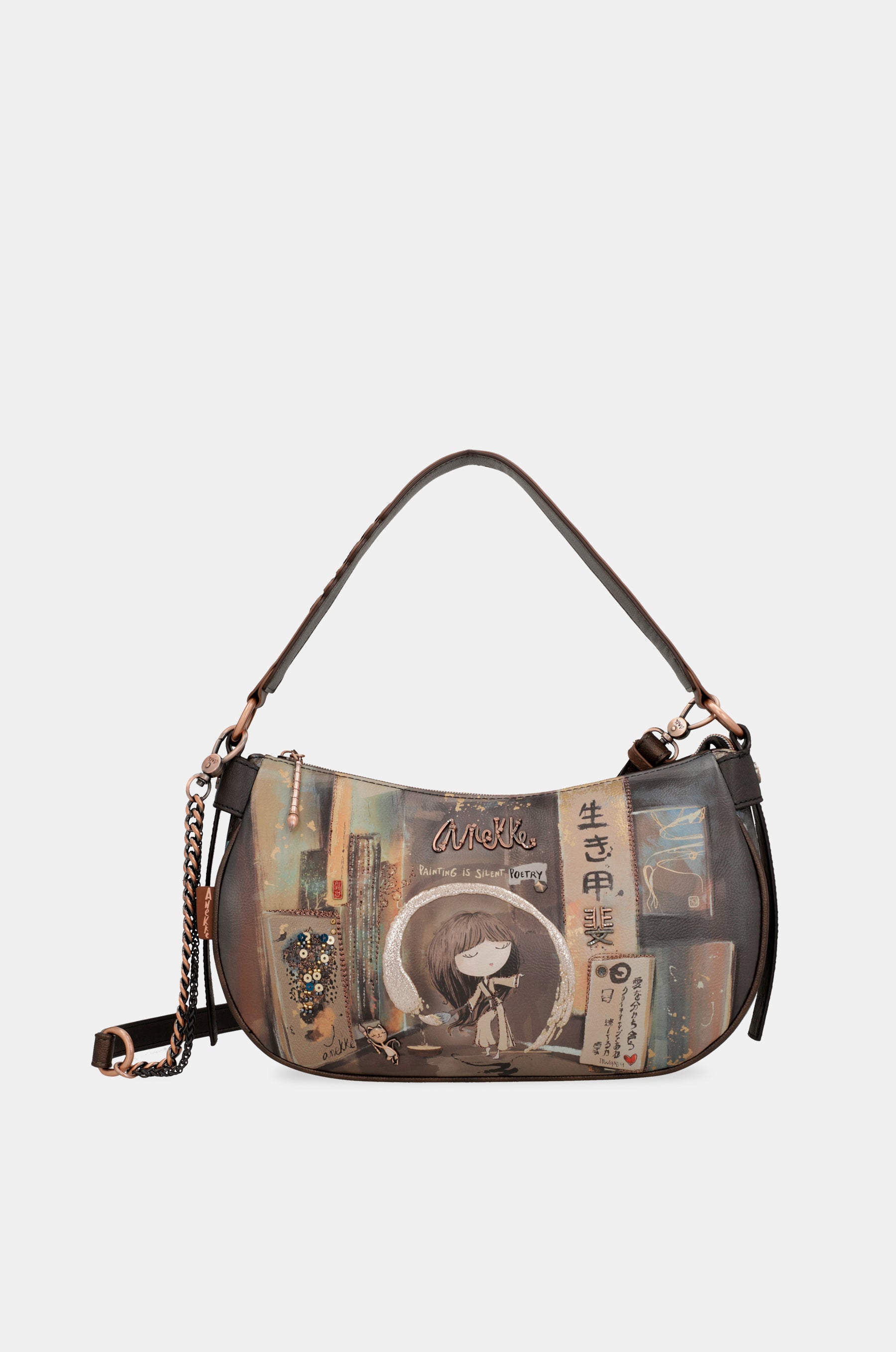 Sac ovale shōen avec chaîne