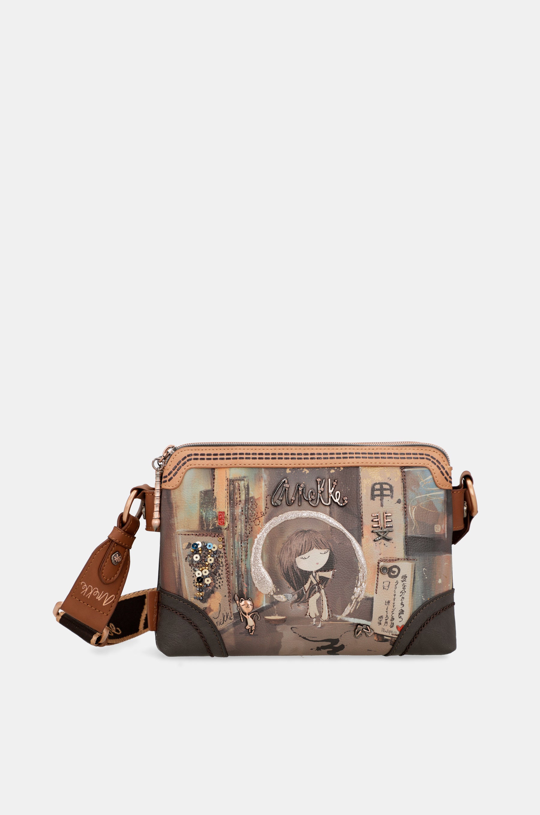 Sac à bandoulière moyen Shōen avec 3 compartiments