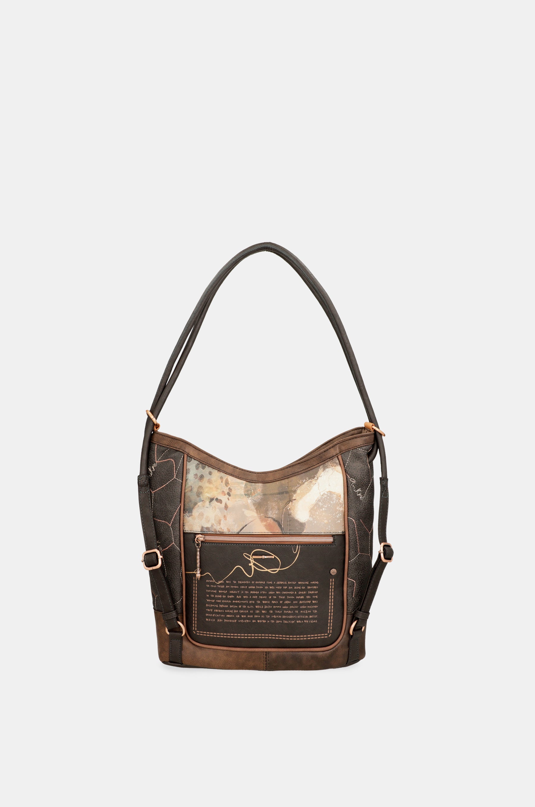 Sac à bandoulière shōen convertible en sac à dos
