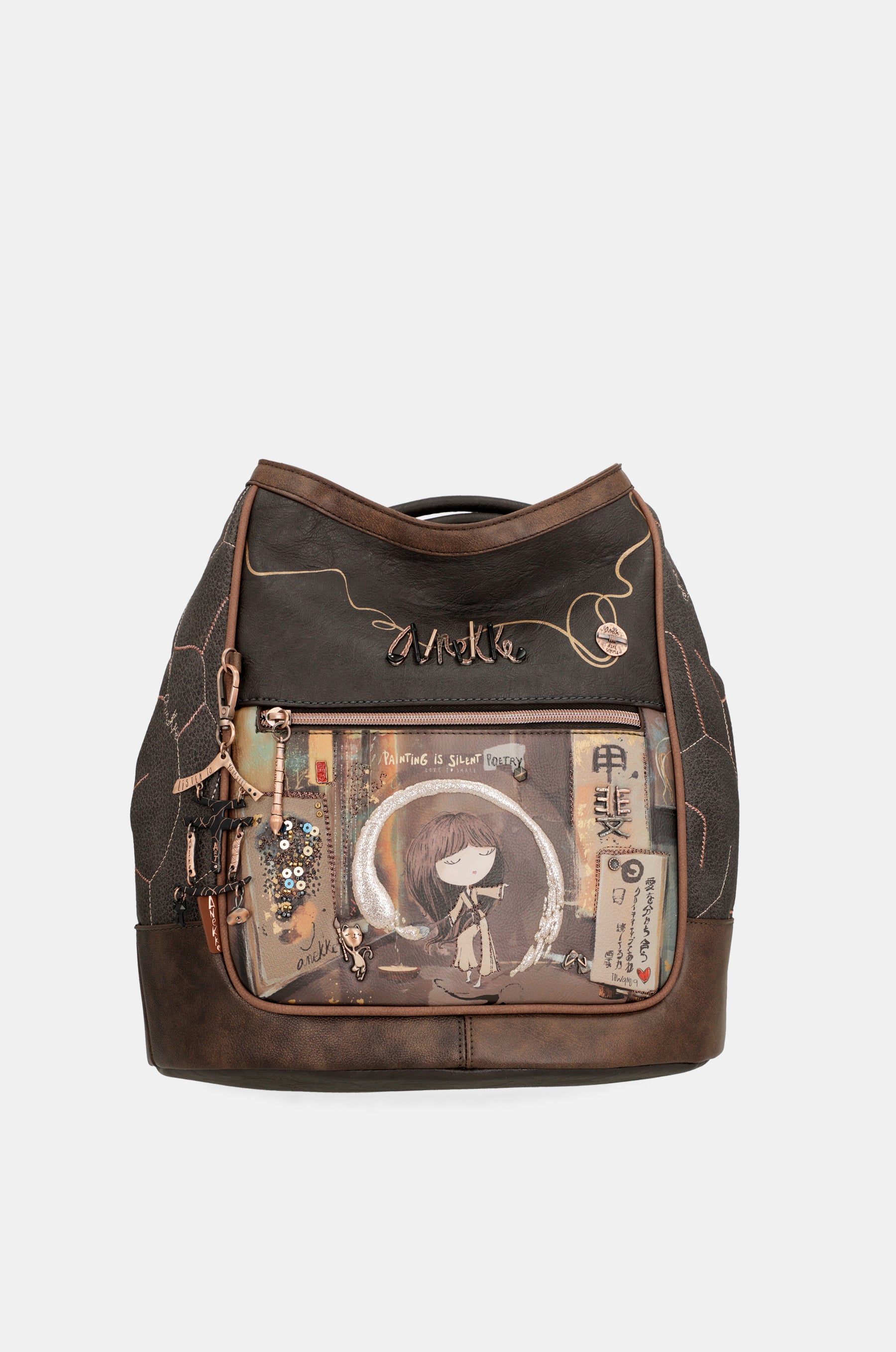 Sac à bandoulière shōen convertible en sac à dos