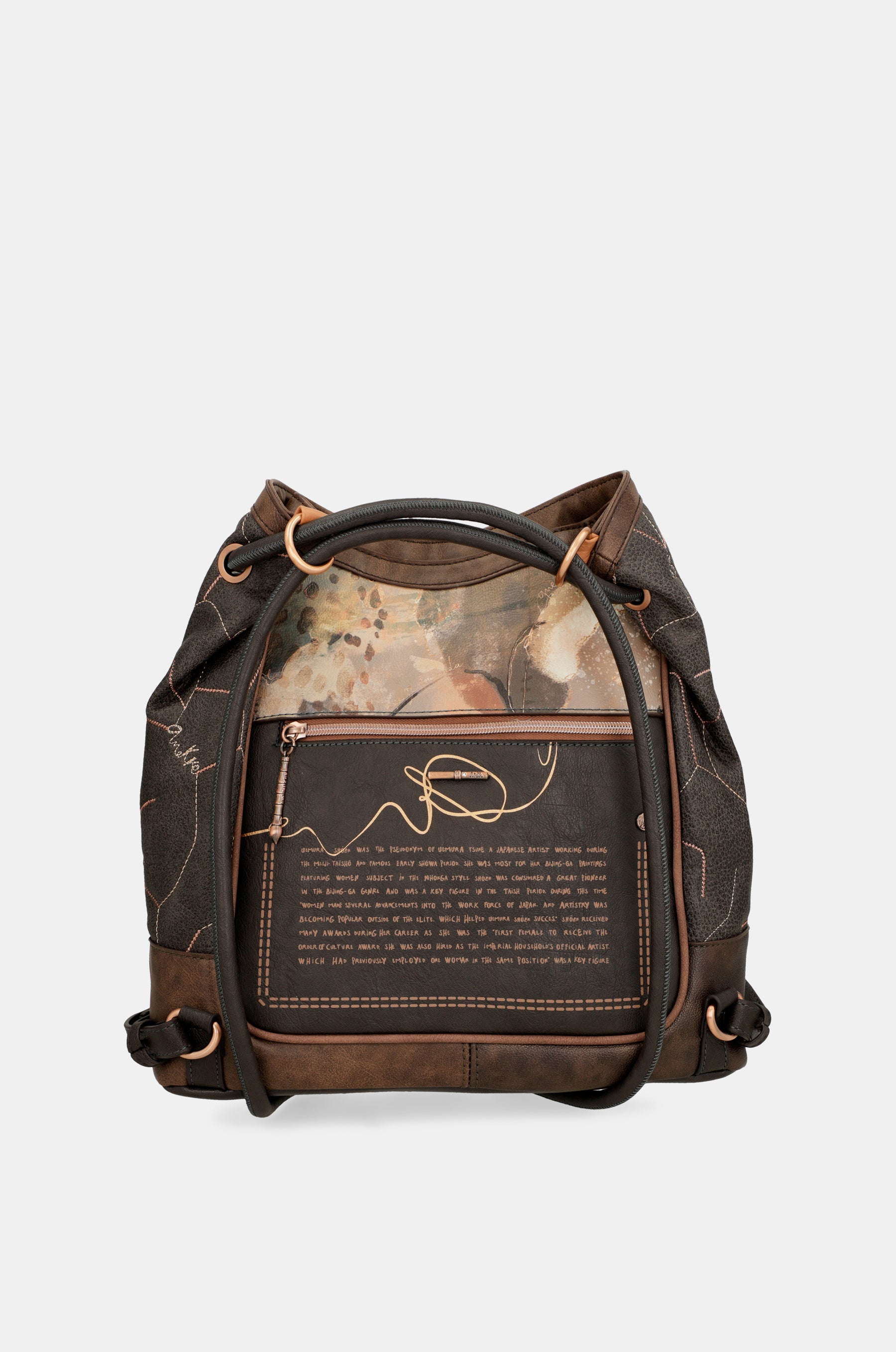 Sac à bandoulière shōen convertible en sac à dos