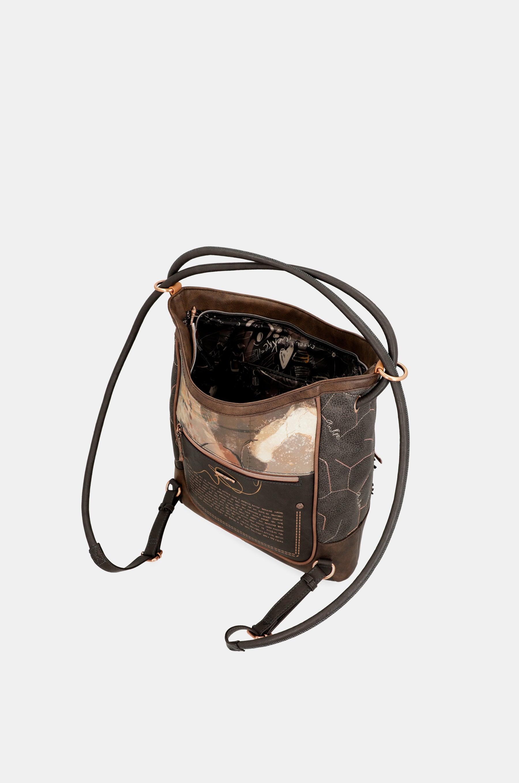 Sac à bandoulière shōen convertible en sac à dos