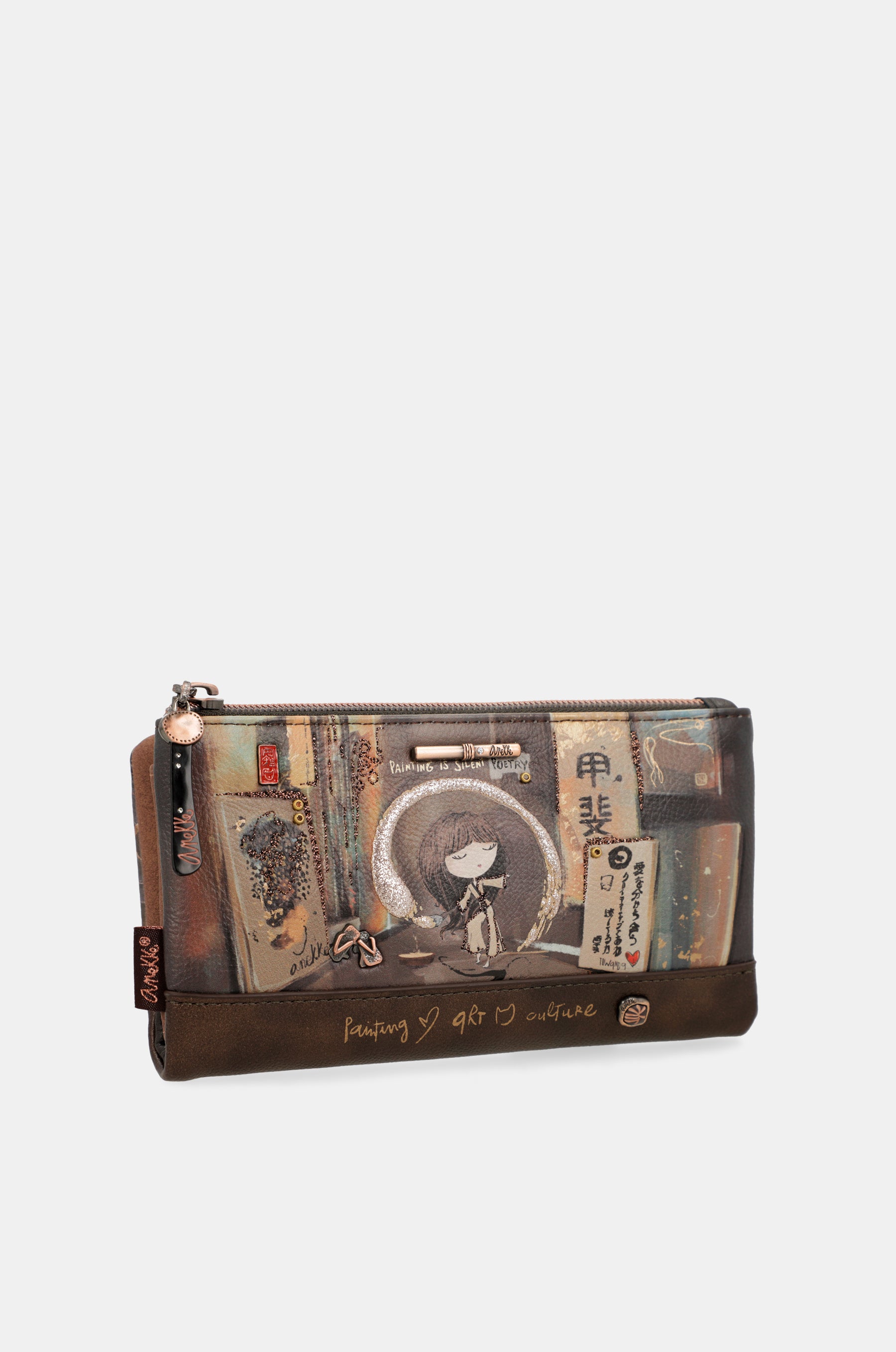 Shōen grand portefeuille RFID flexible