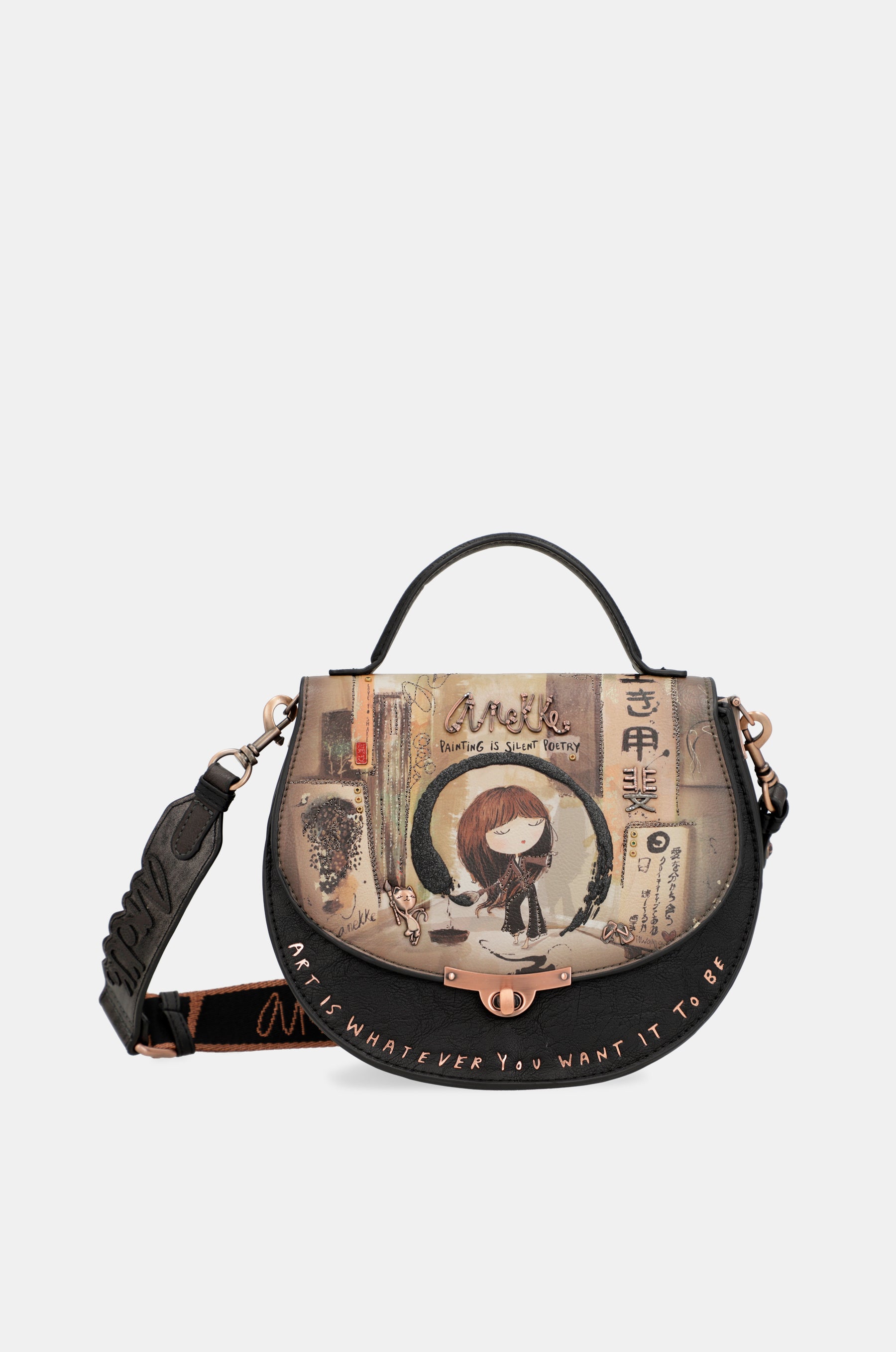 Sac ovale shōen avec rabat