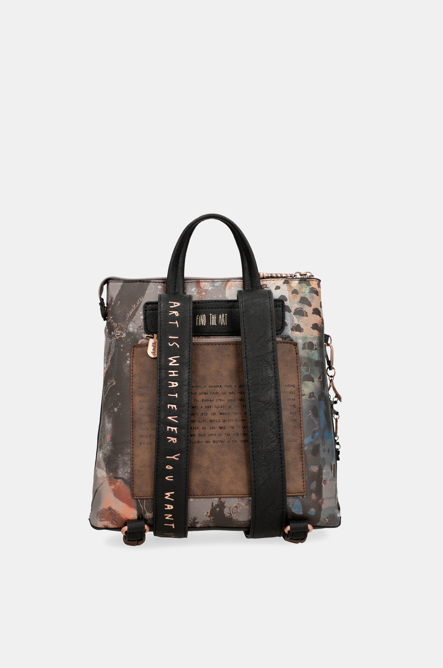 Sac à dos noir de shōen moyen