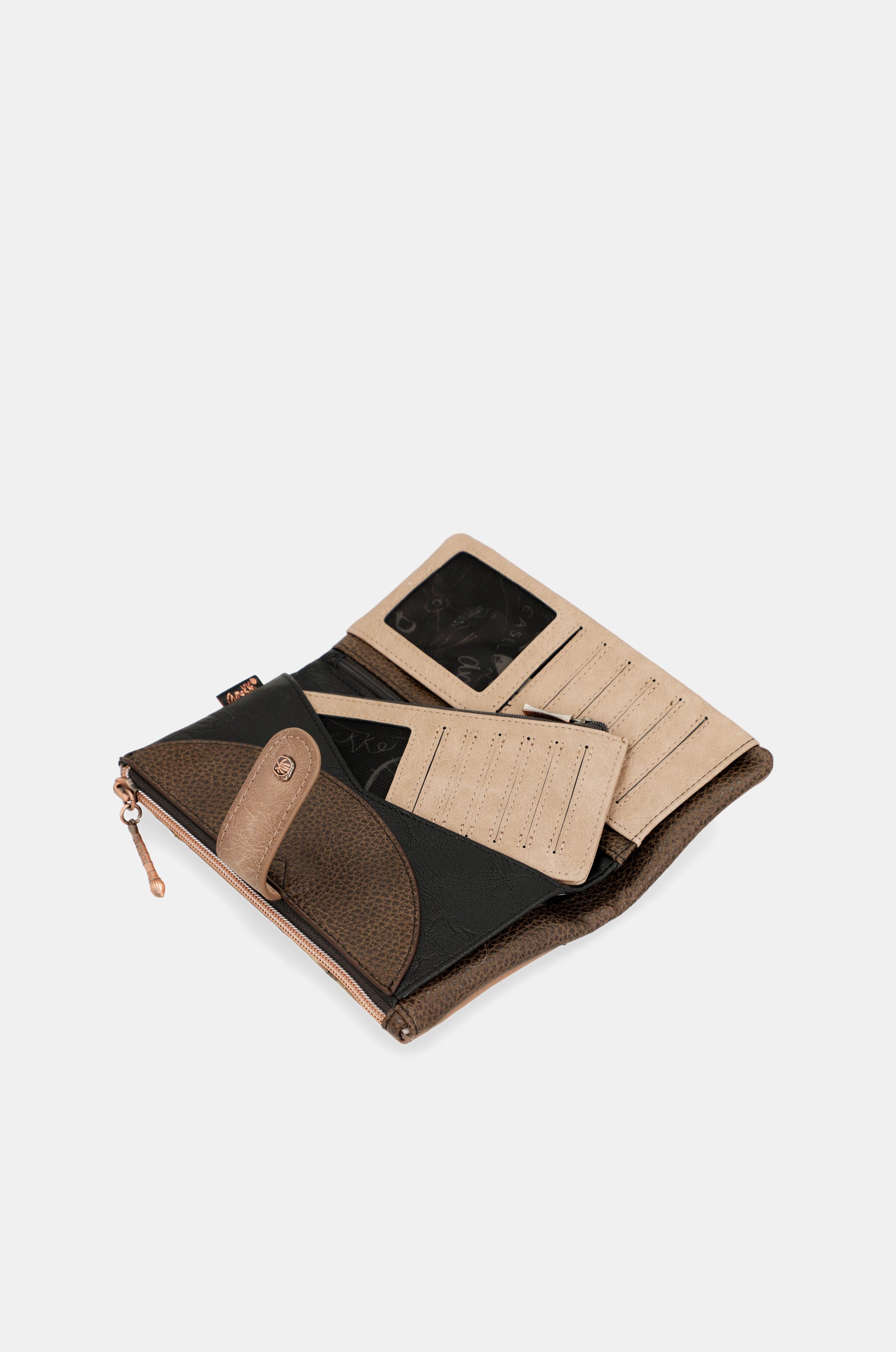 Shōen shōen grand portefeuille RFID flexible noir