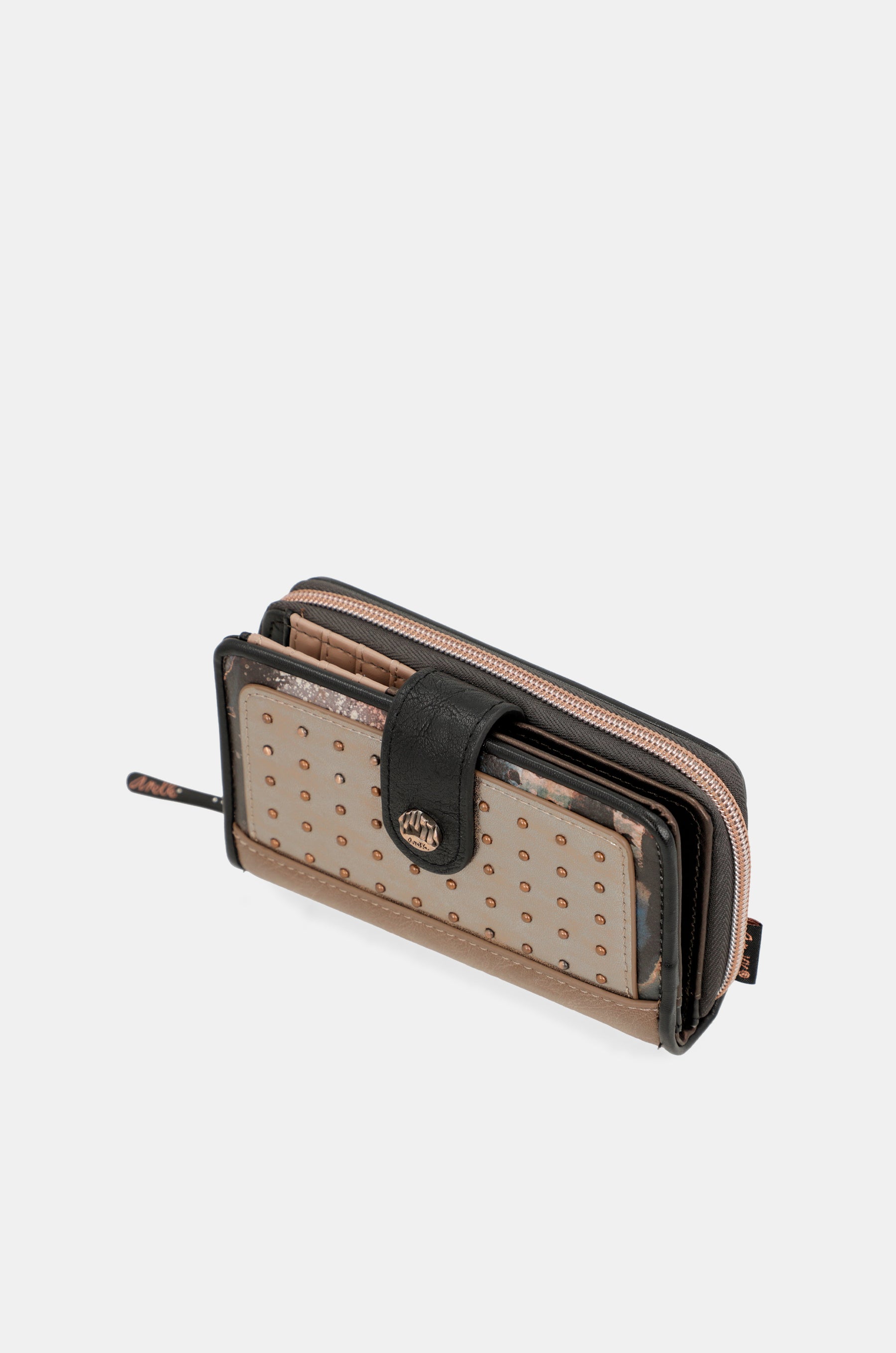 Shōen portefeuille RFID noir moyen