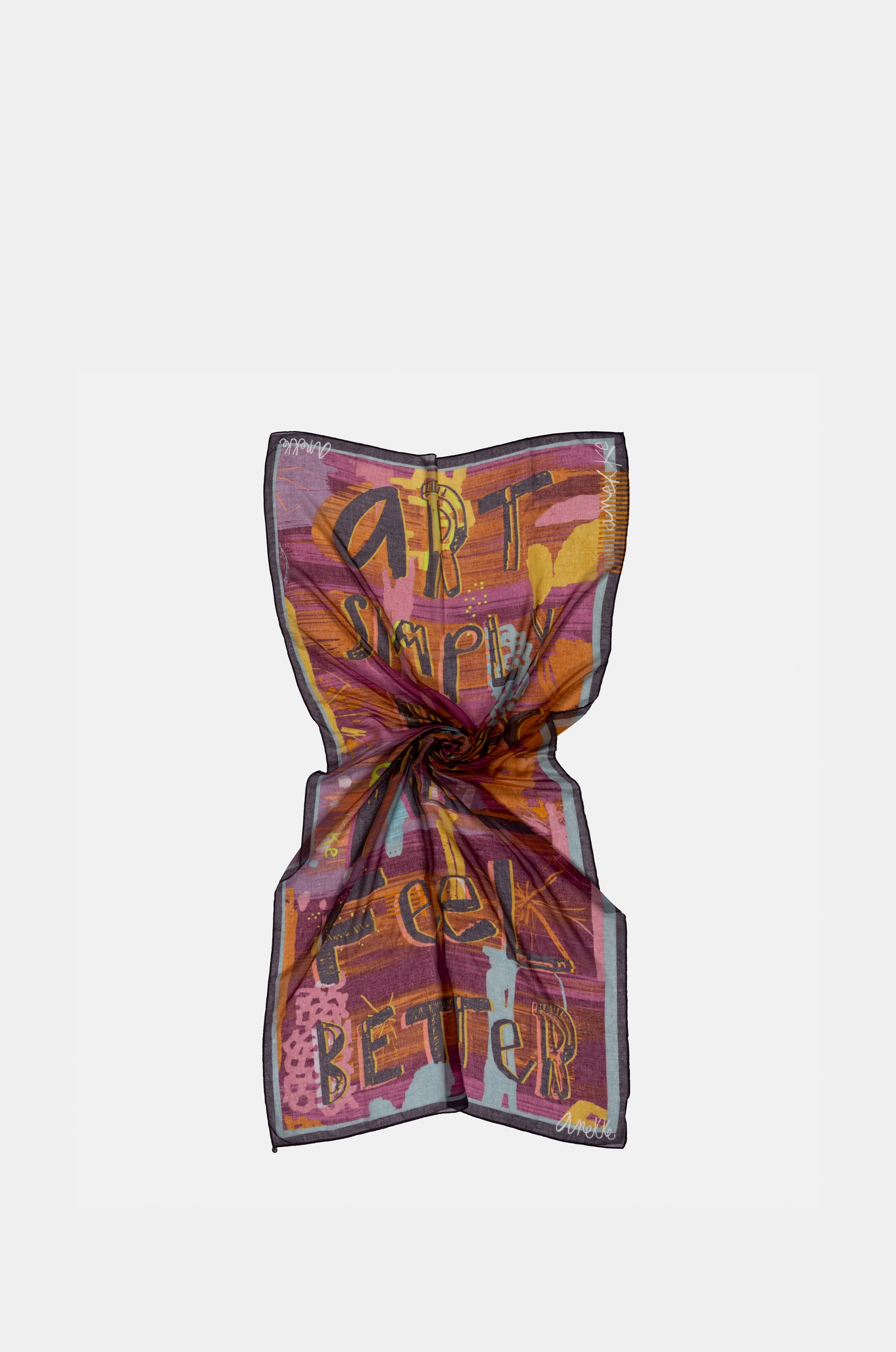 Écharpe violet Contemporary