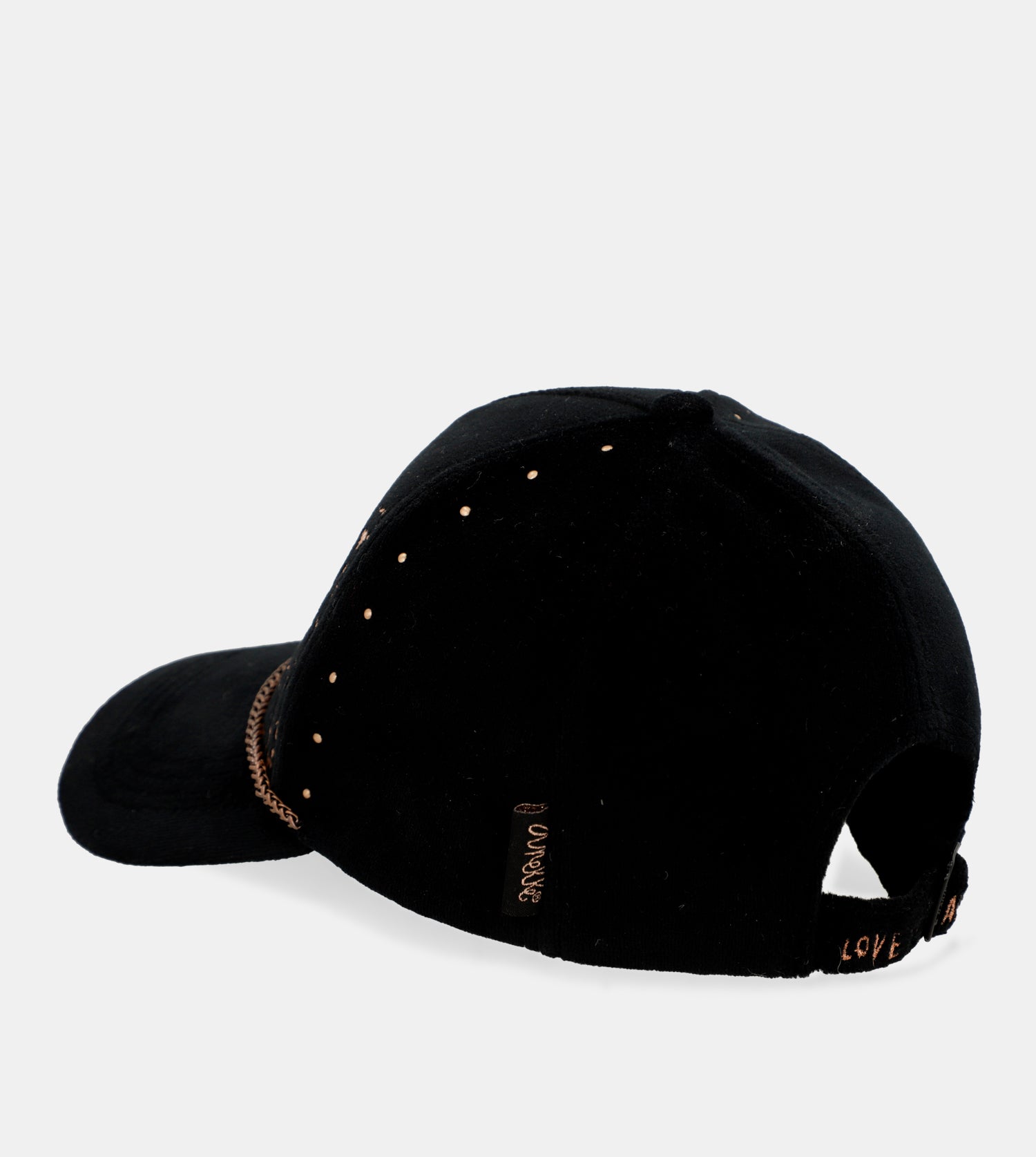 Casquette Shodō en velours noir