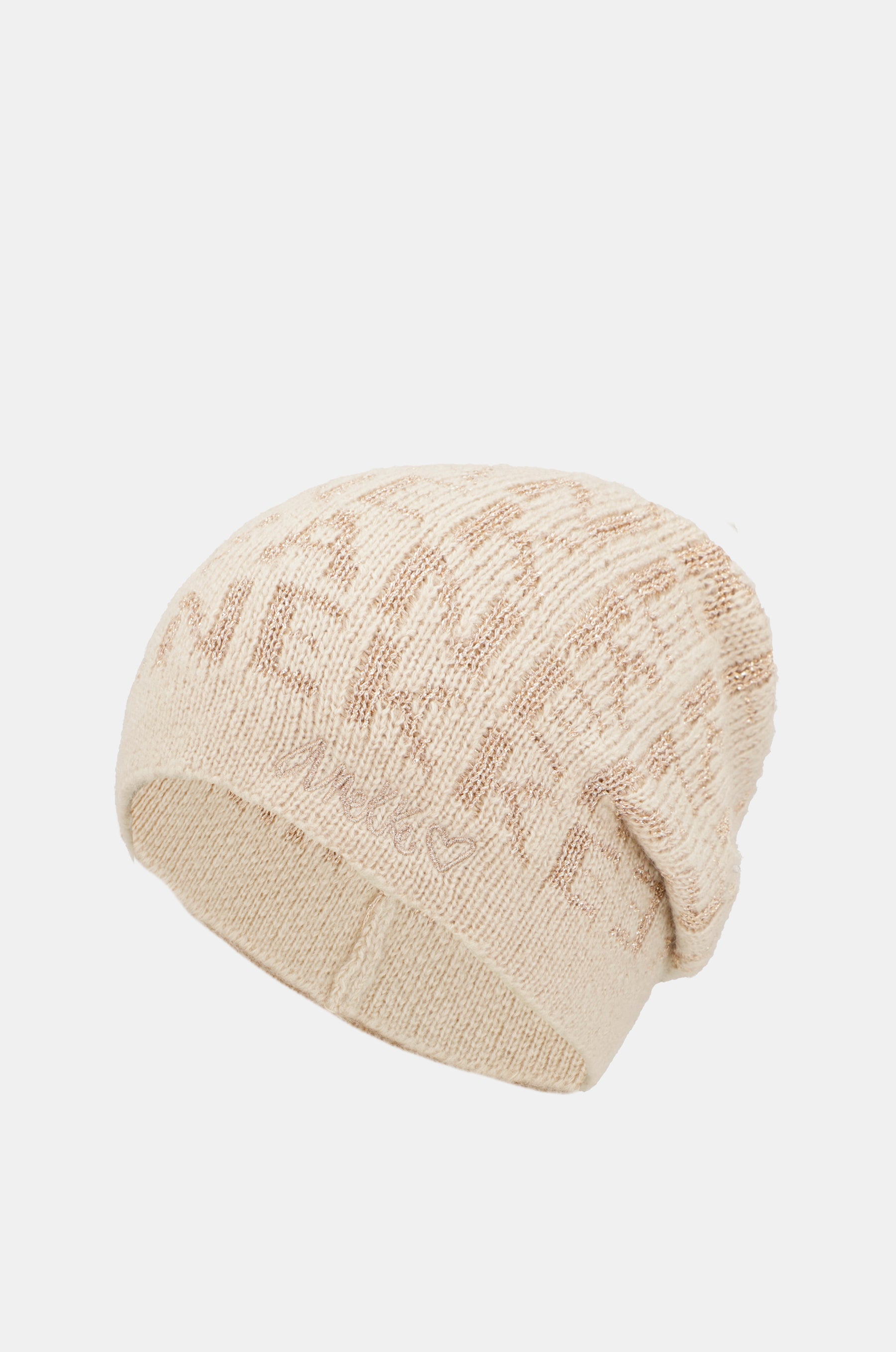 Chapeau Contemporary en tricot beige