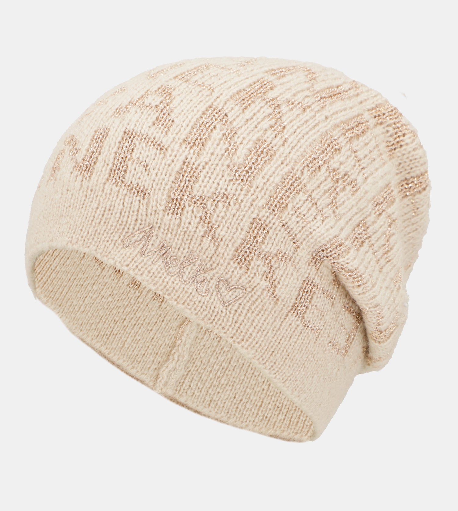 Chapeau Contemporary en tricot beige