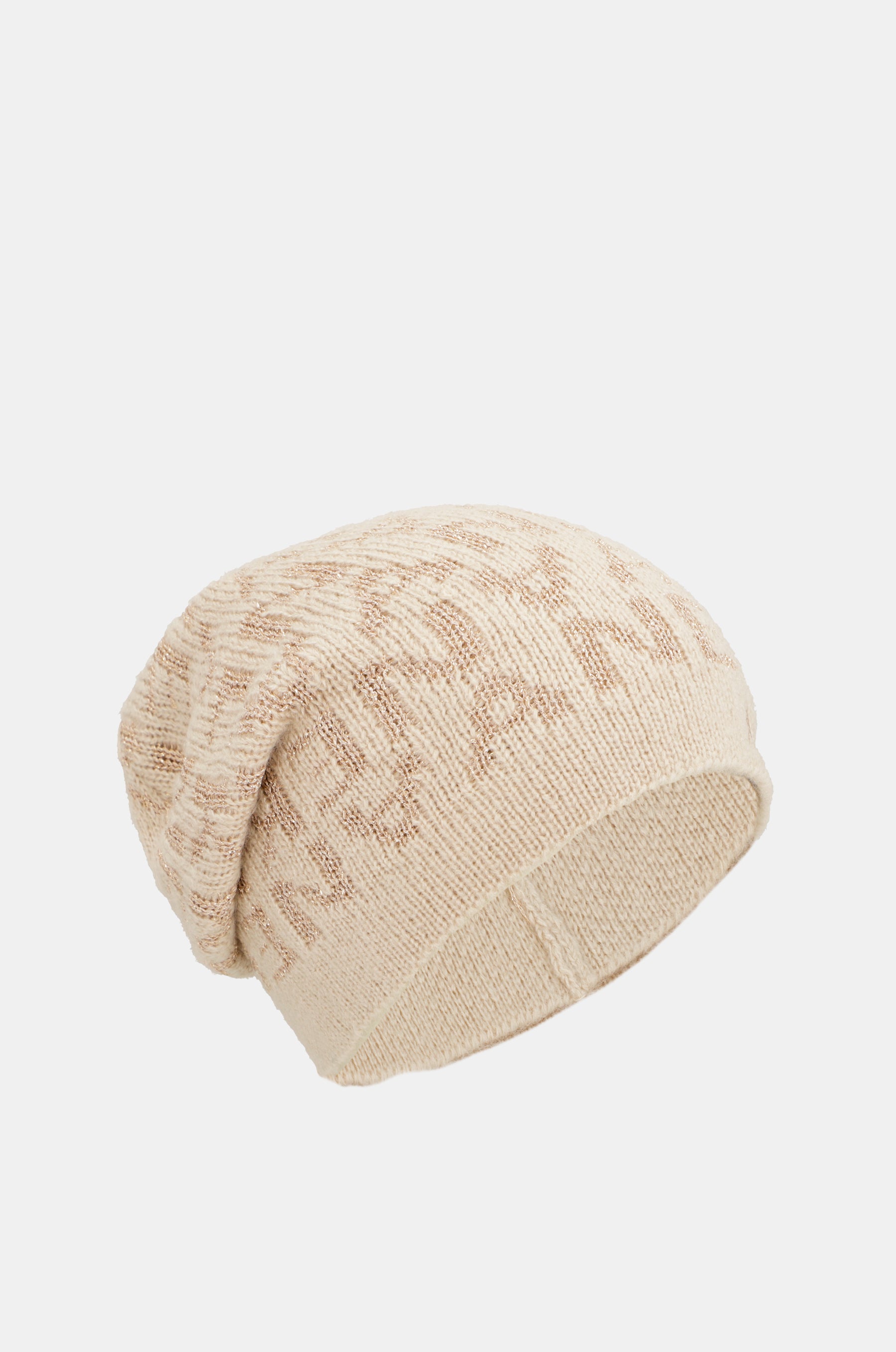 Chapeau Contemporary en tricot beige