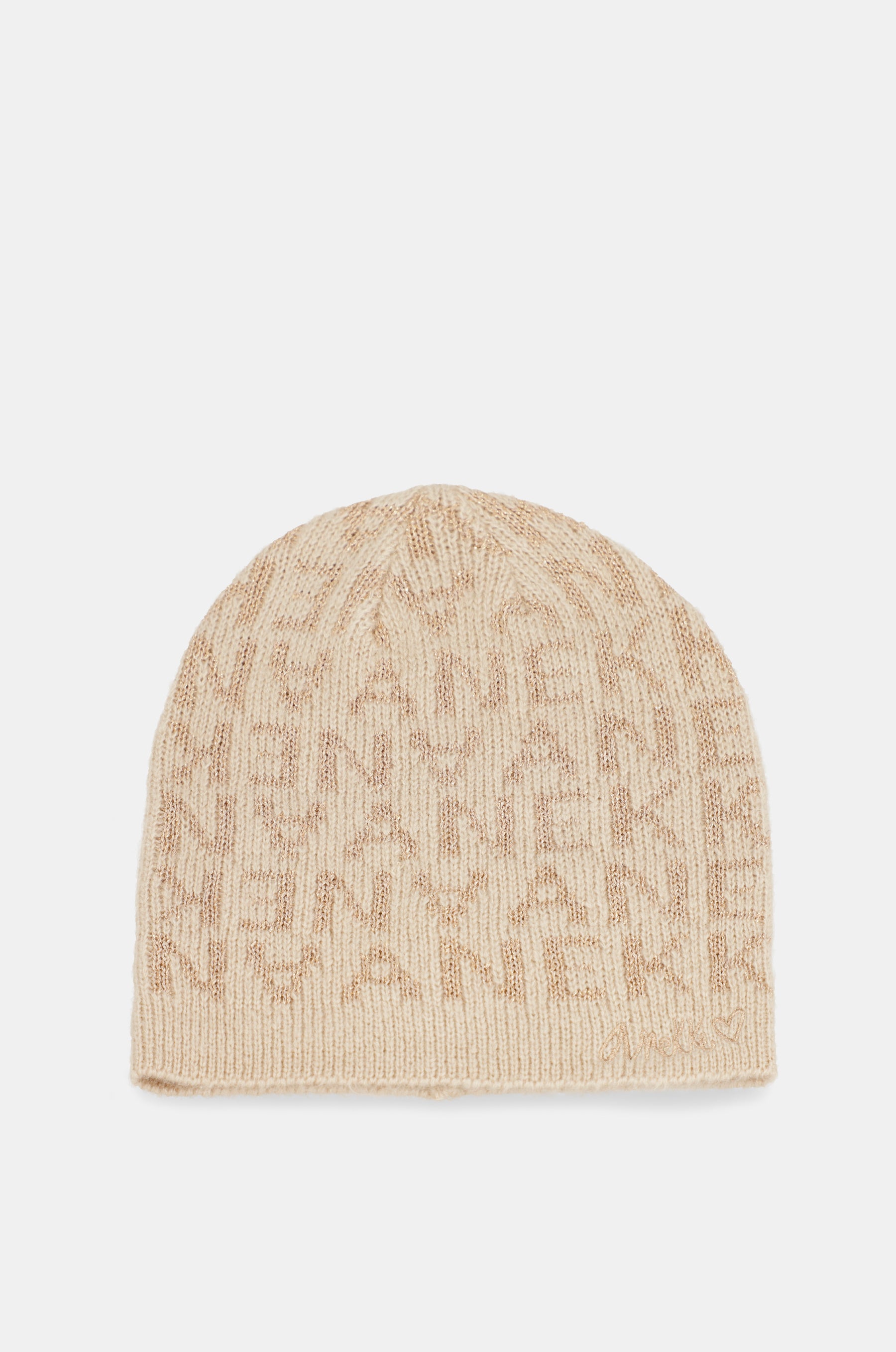 Chapeau Contemporary en tricot beige