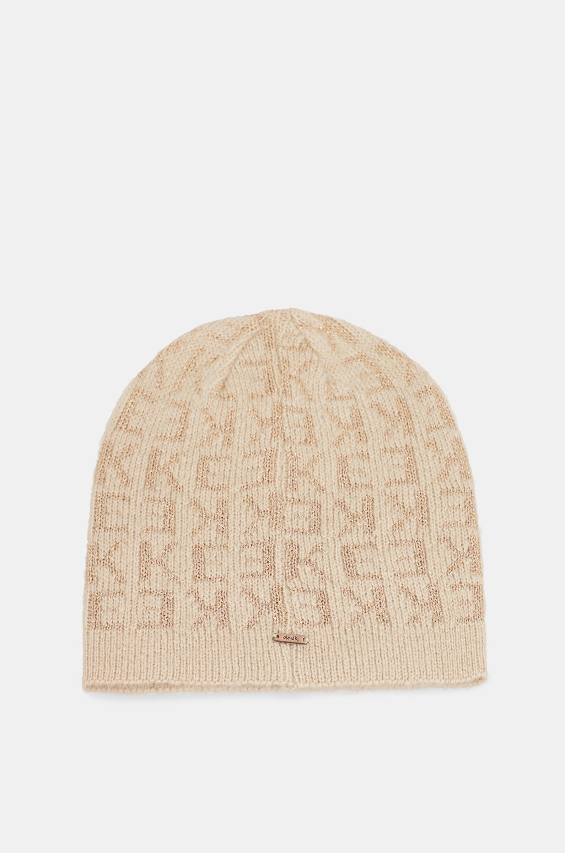 Chapeau Contemporary en tricot beige