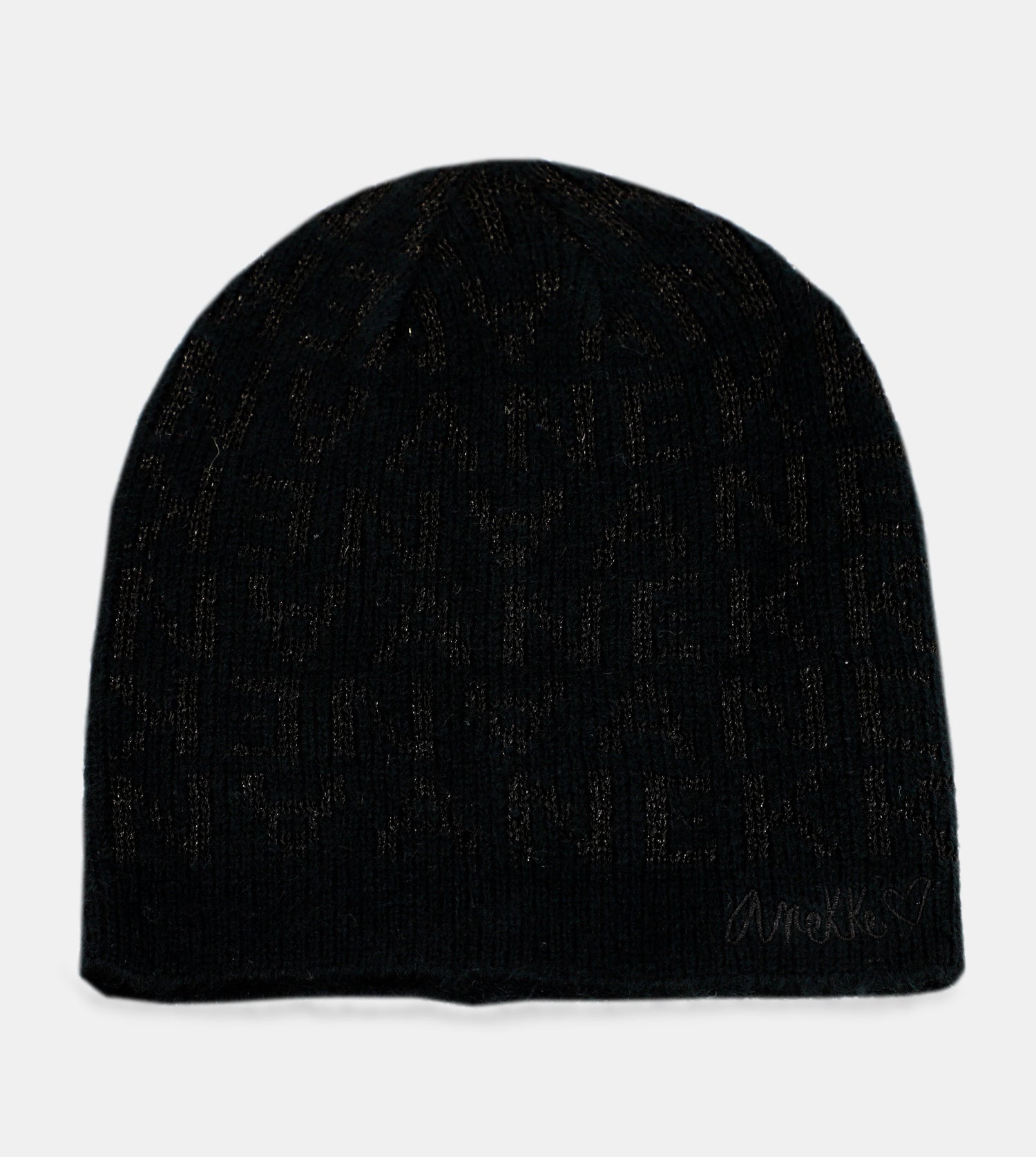 Chapeau Contemporary en tricot noir