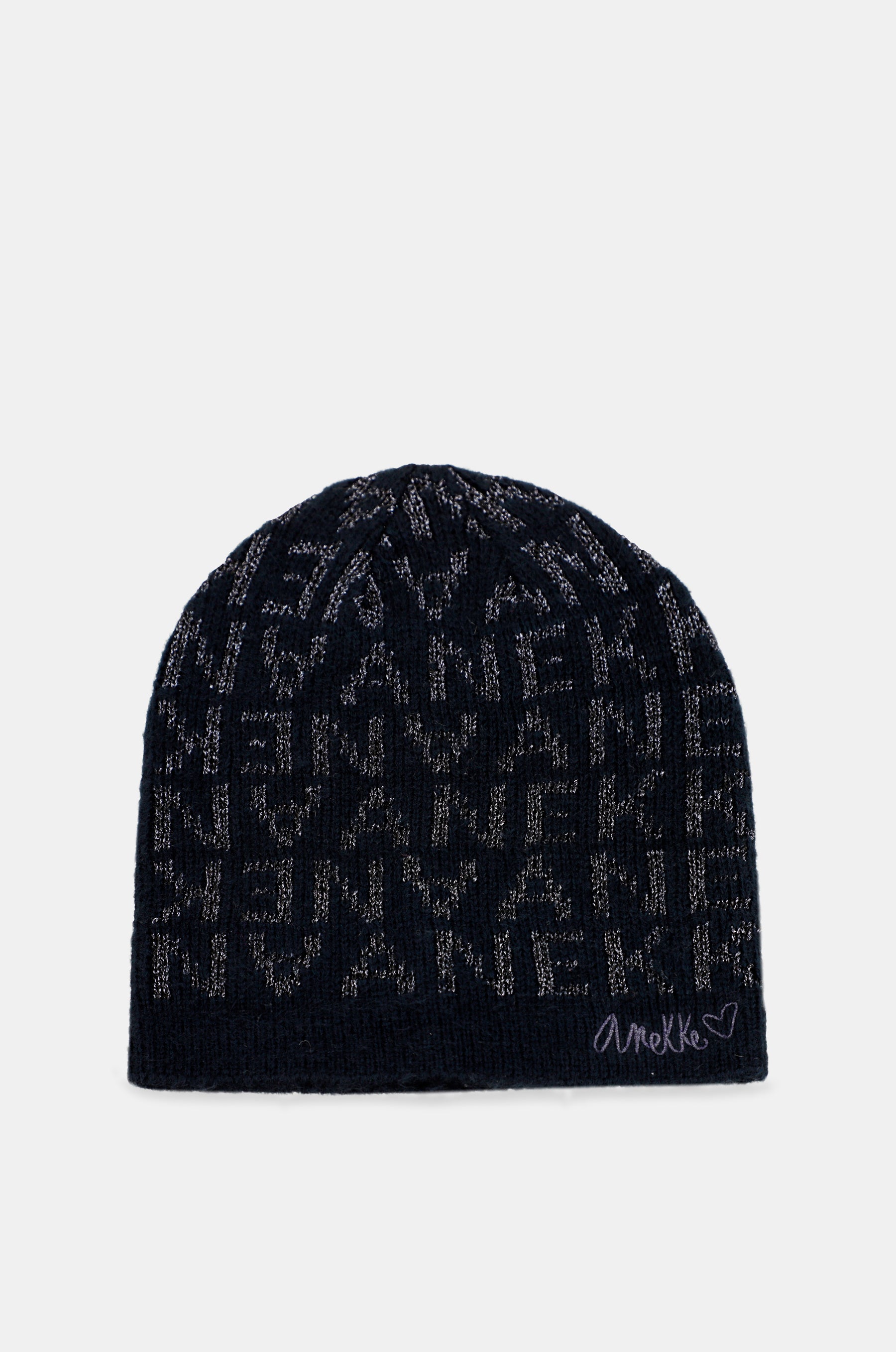 Chapeau Contemporary en tricot bleu marine