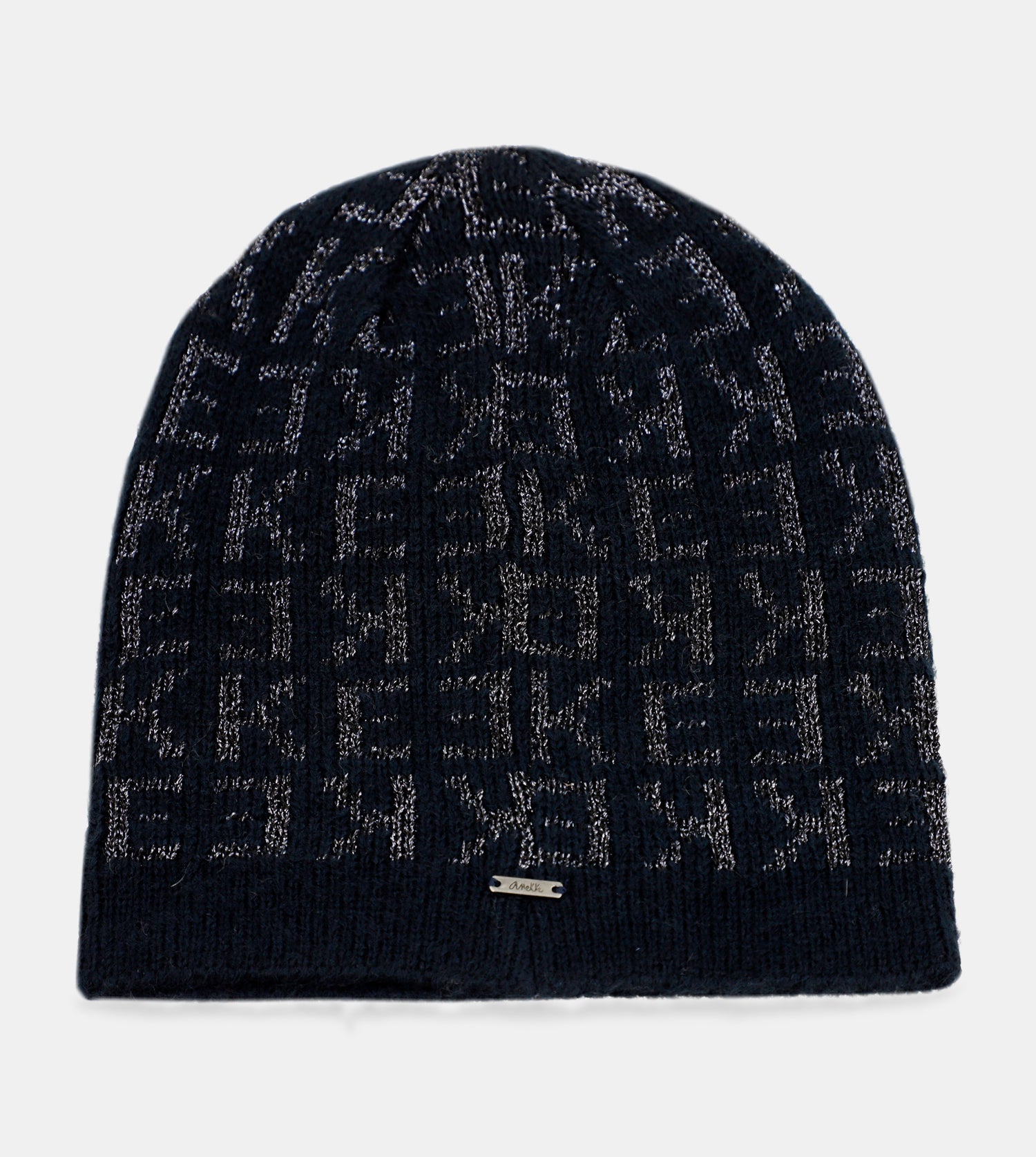 Chapeau Contemporary en tricot bleu marine