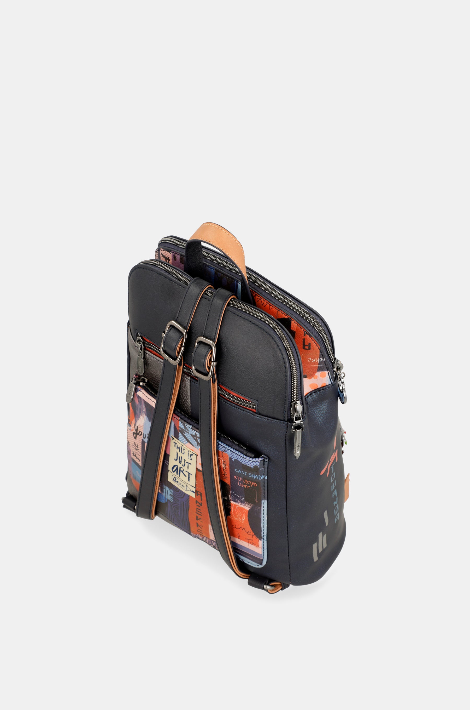 Sac à dos contemporain à 2 compartiments